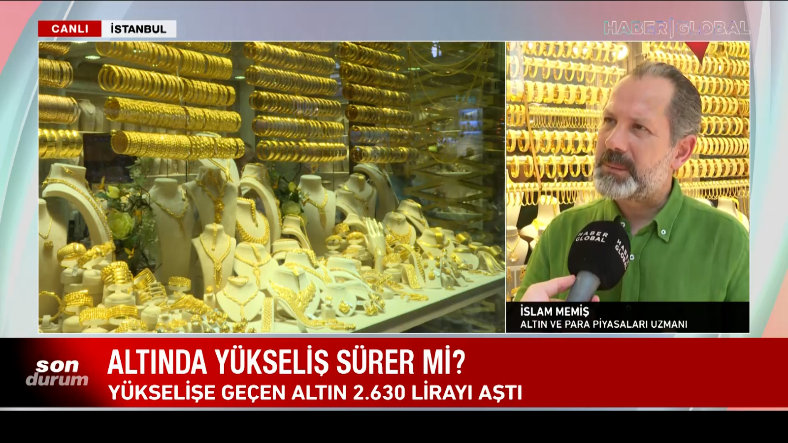 Islam Memiş a annoncé la « formule de profit » pour un gramme d'or record et a déclaré : « Il y a une évolution intéressante du dollar »