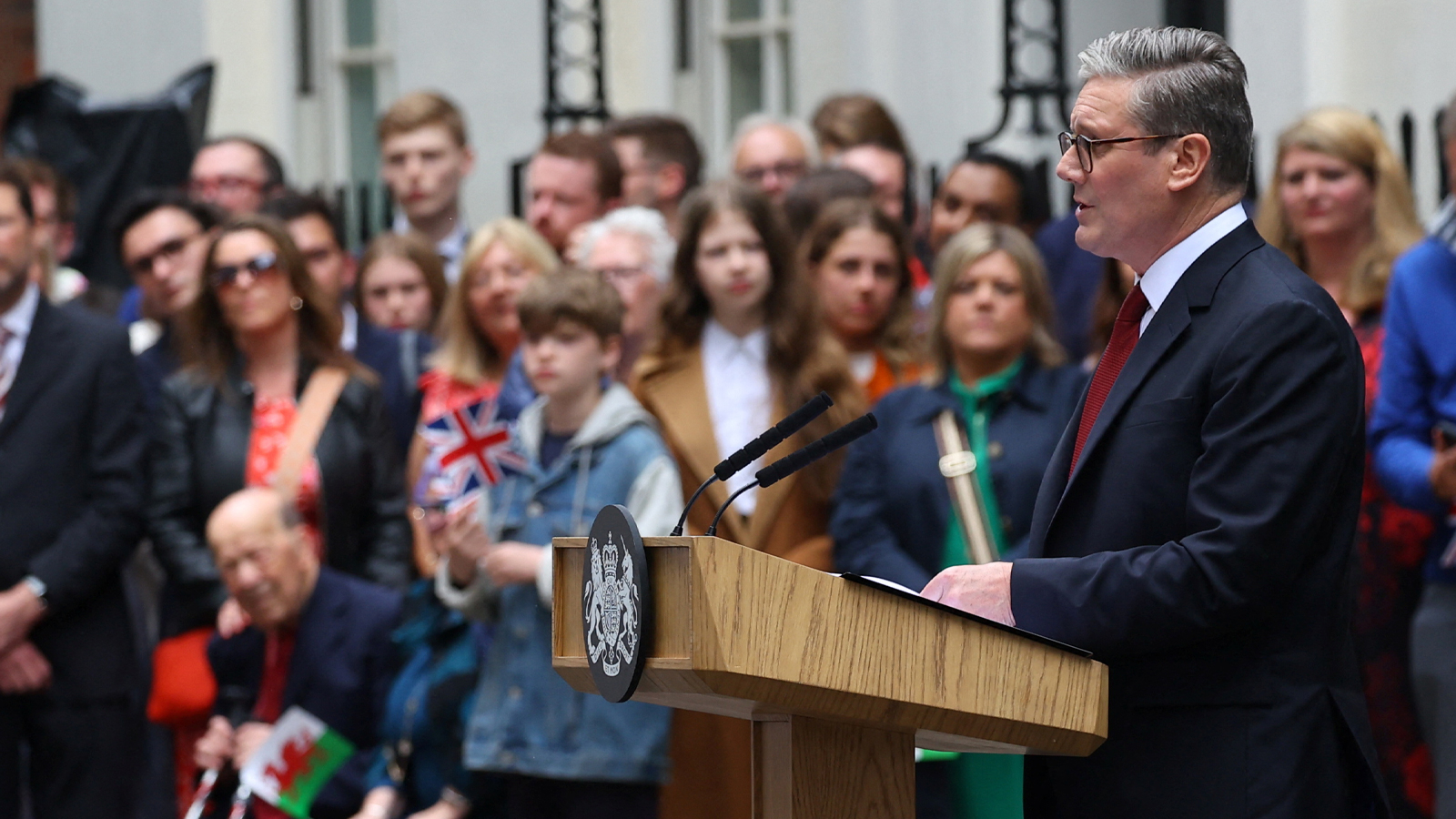 Le nouveau Premier ministre britannique Keir Starmer a prononcé son premier discours : Notre pays a voté pour le changement