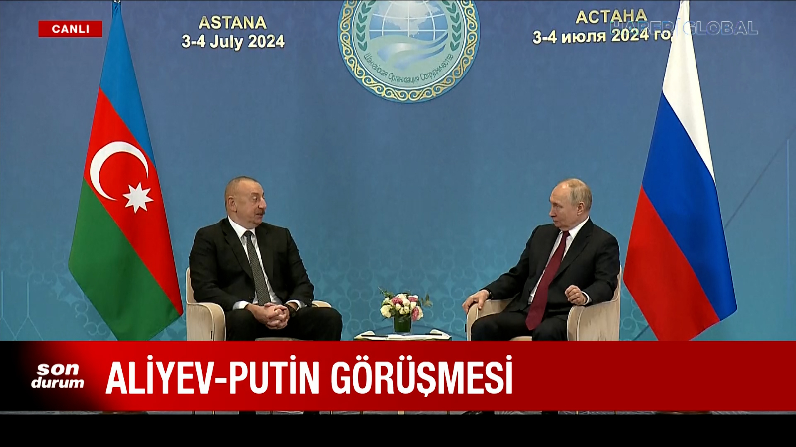 Le président azerbaïdjanais Aliyev a rencontré le président russe Poutine