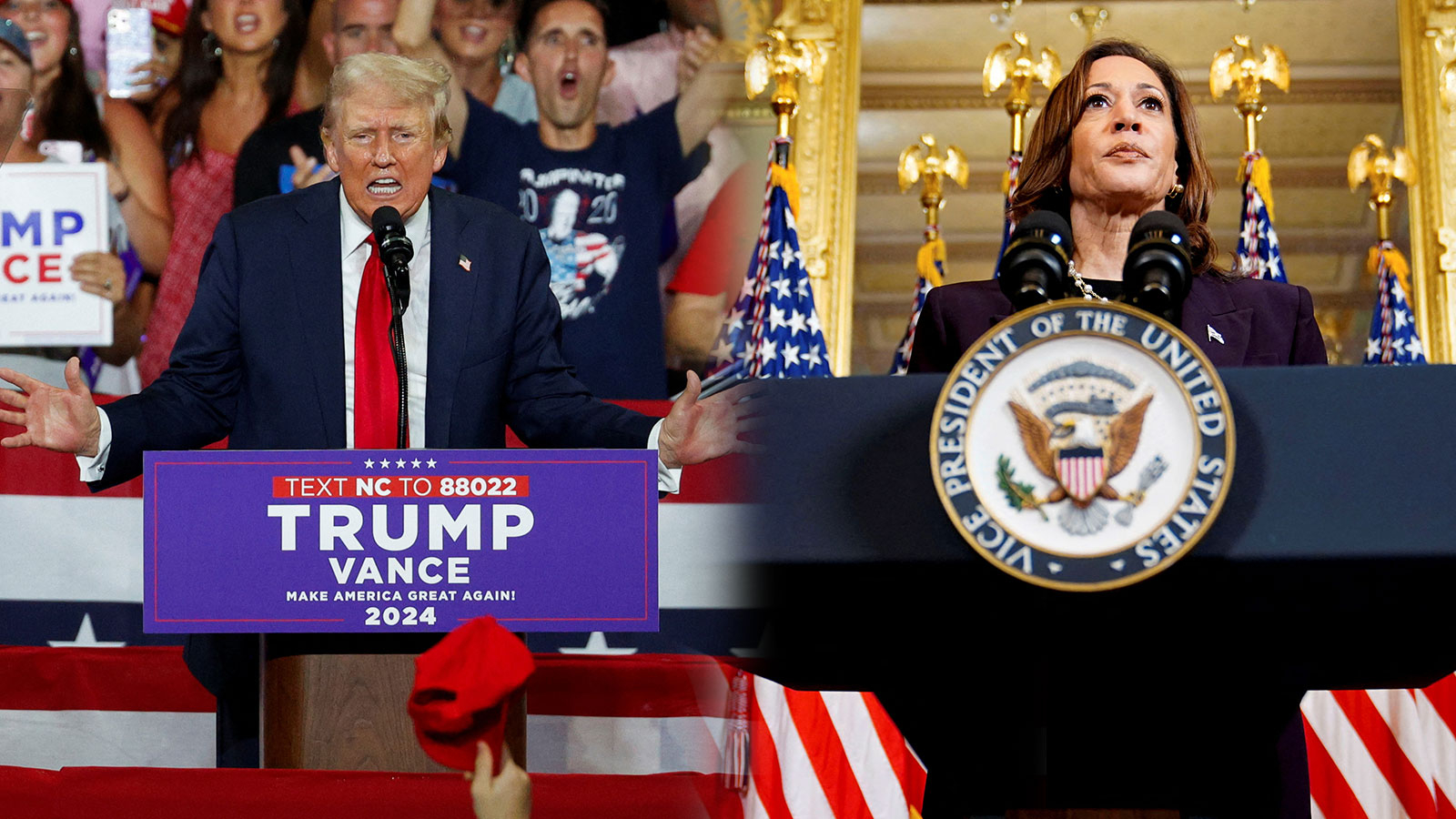 Que disent les sondages ?  Trump est-il en avance ou Harris ?