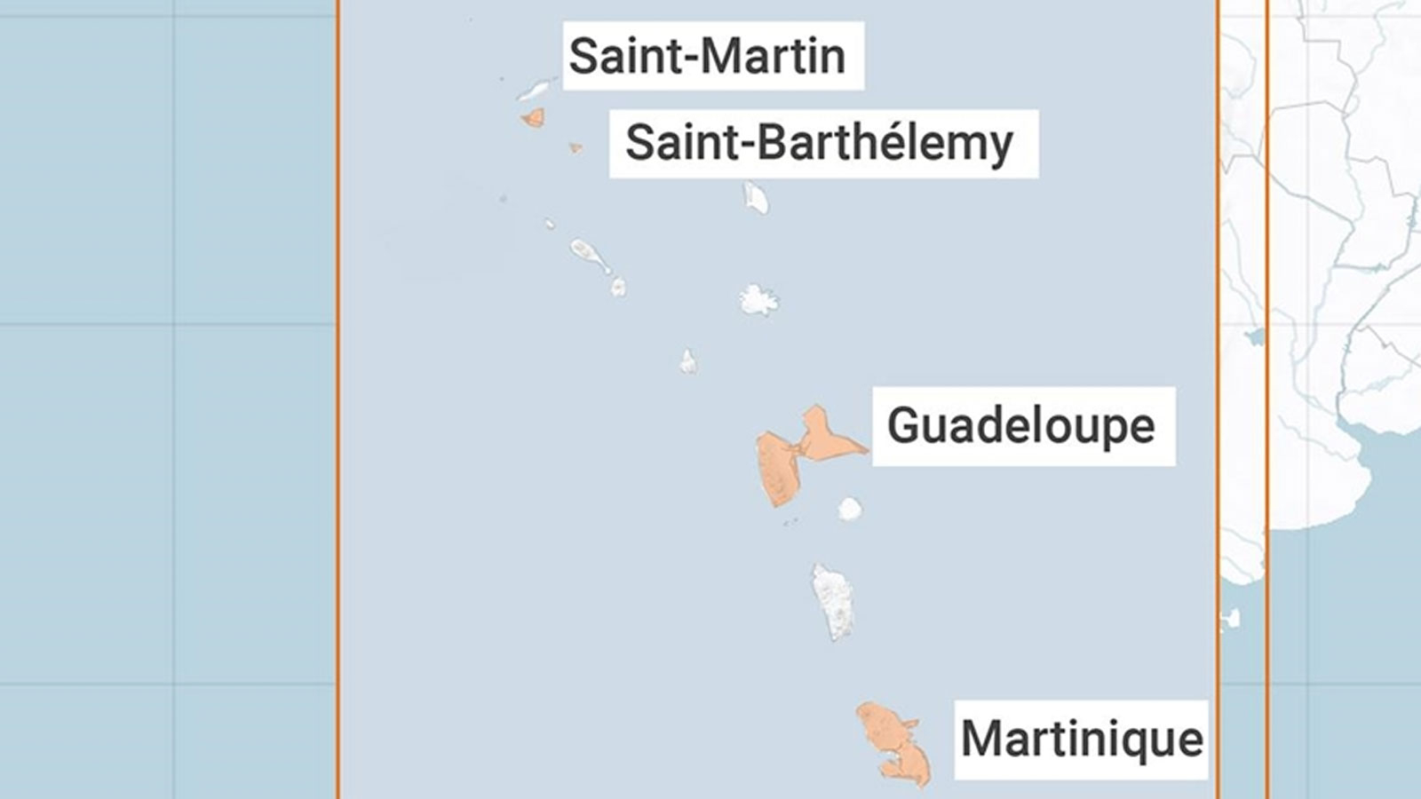 Le gouvernement français impose également un couvre-feu en Guadeloupe