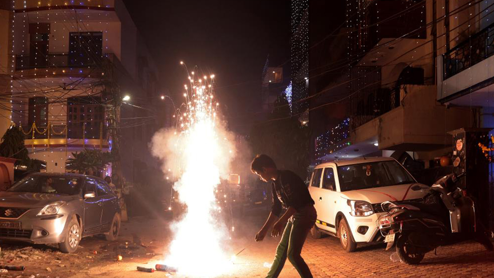 New Delhi devient la ville la plus polluée du monde avec des feux d'artifice