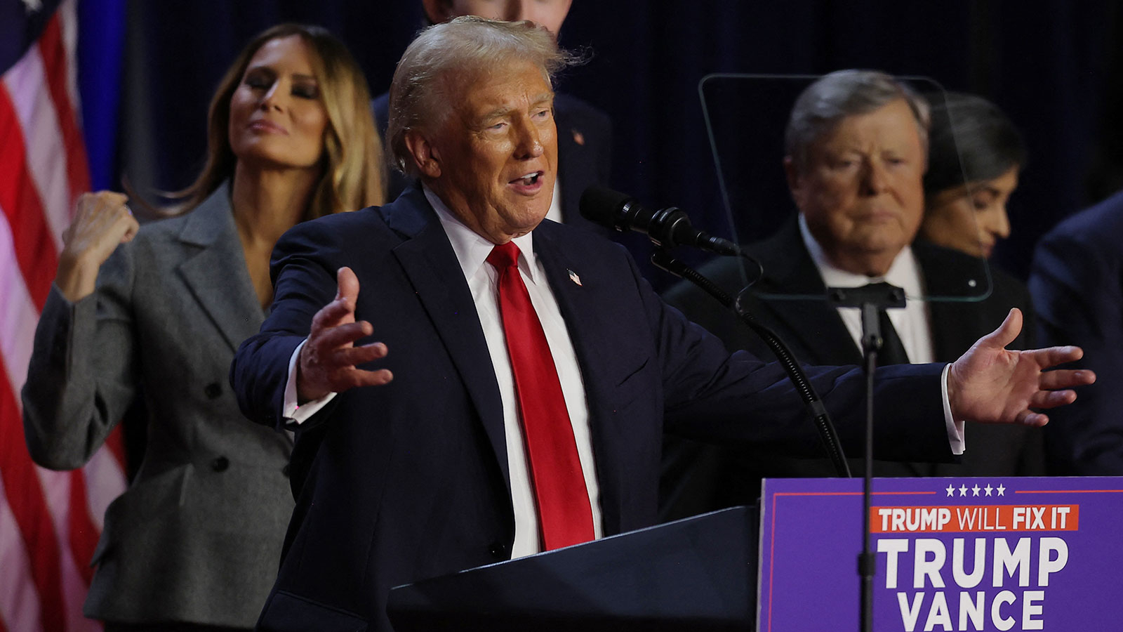 Donald Trump a déclaré la victoire : je suis le 47e président des États-Unis