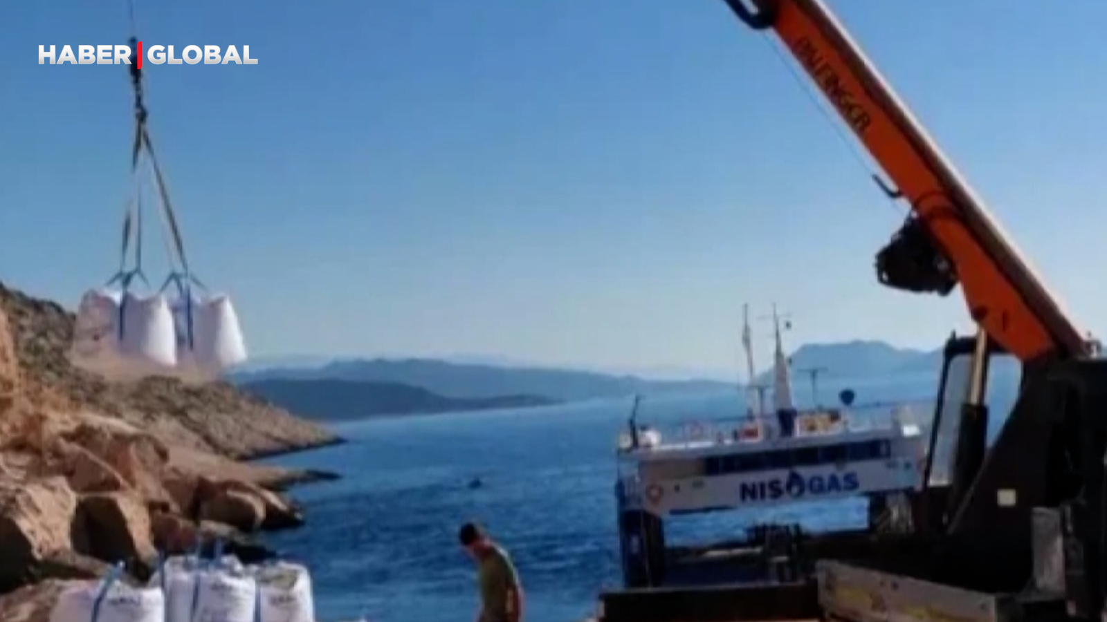 Nouvelle provocation de la Grèce ! Il est construit sur les rochers de la mer Égée