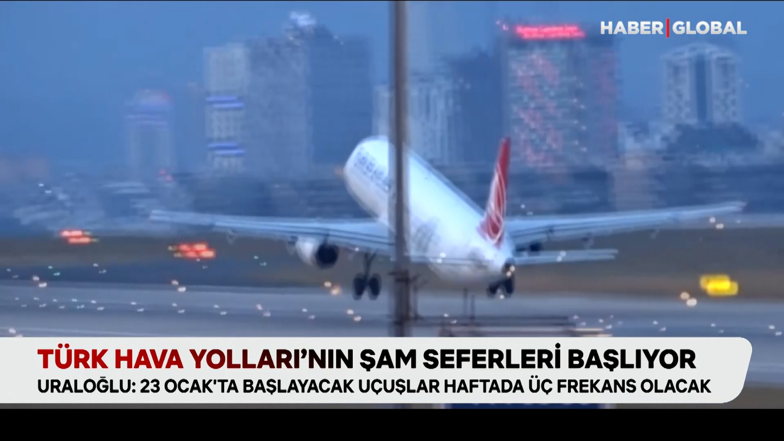 Début des vols de THY à Damas : les détails ont été annoncés