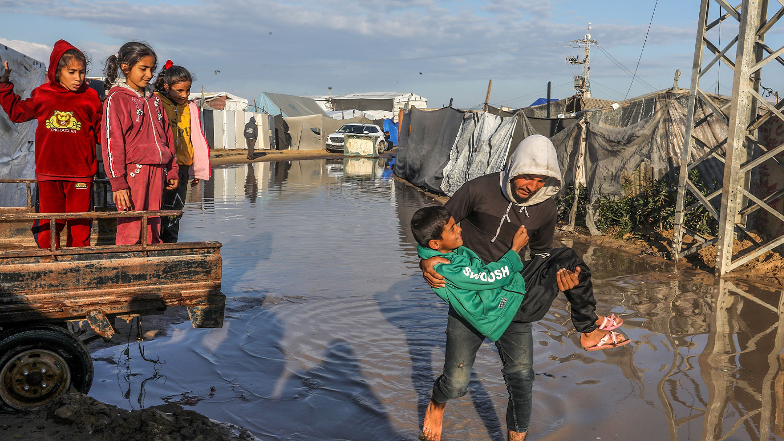 Plus de 1 540 tentes ont été inondées à Gaza au cours des 2 derniers jours