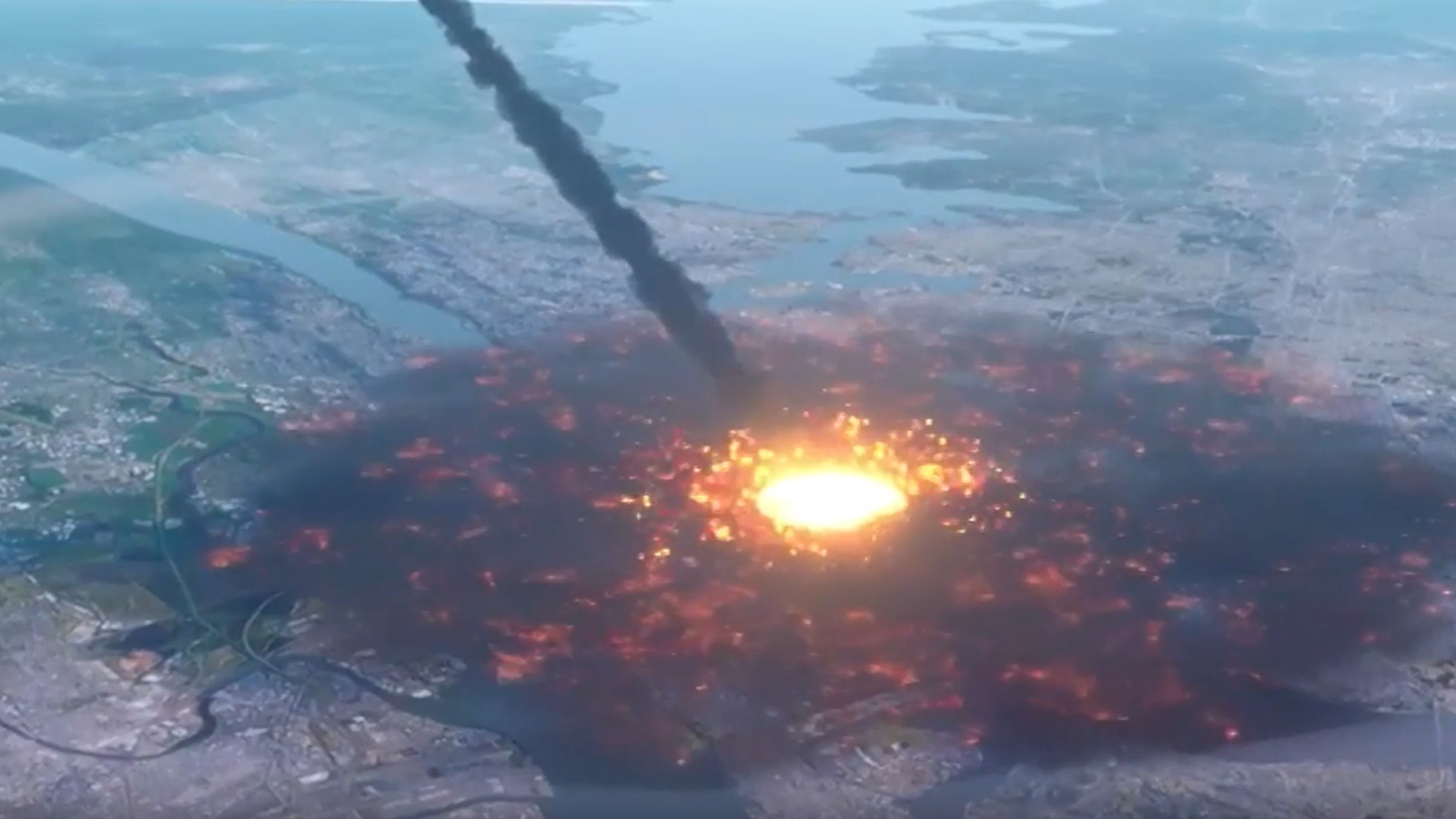 2024 YR4 Les astéroïdes frappent la Terre ... La vidéo a gelé le sang!