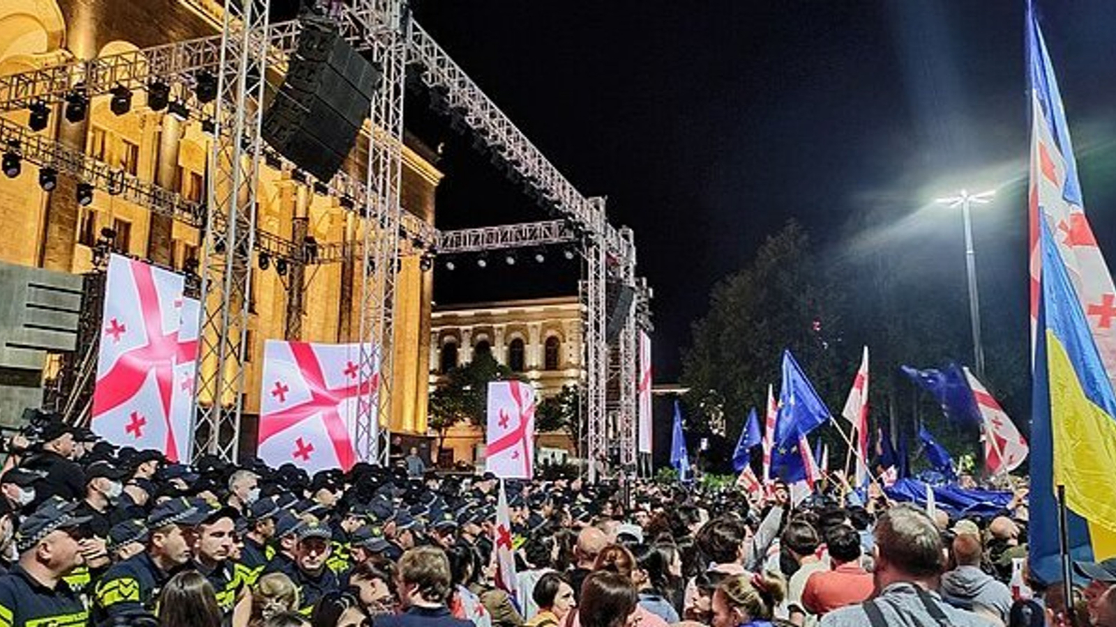 Kallas: L'UE est avec la lutte pour la liberté et la démocratie du peuple géorgien