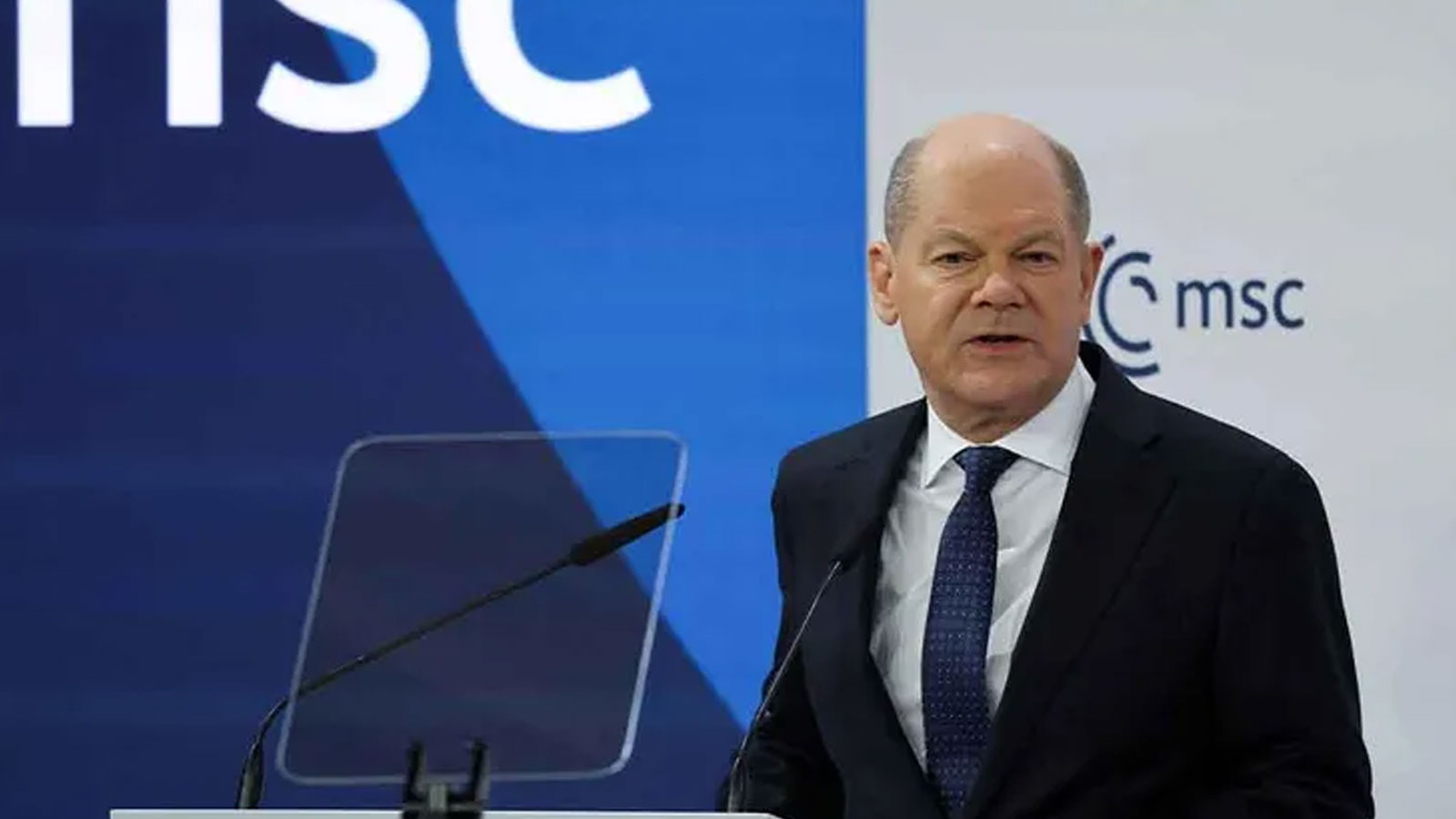 Le chancelier allemand Scholz réaction au vice-président américain Vance!