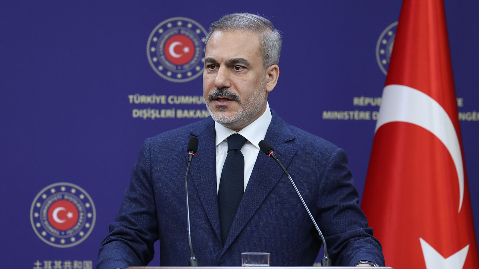 Réaction syrienne du ministre Fidan à Netanyahu