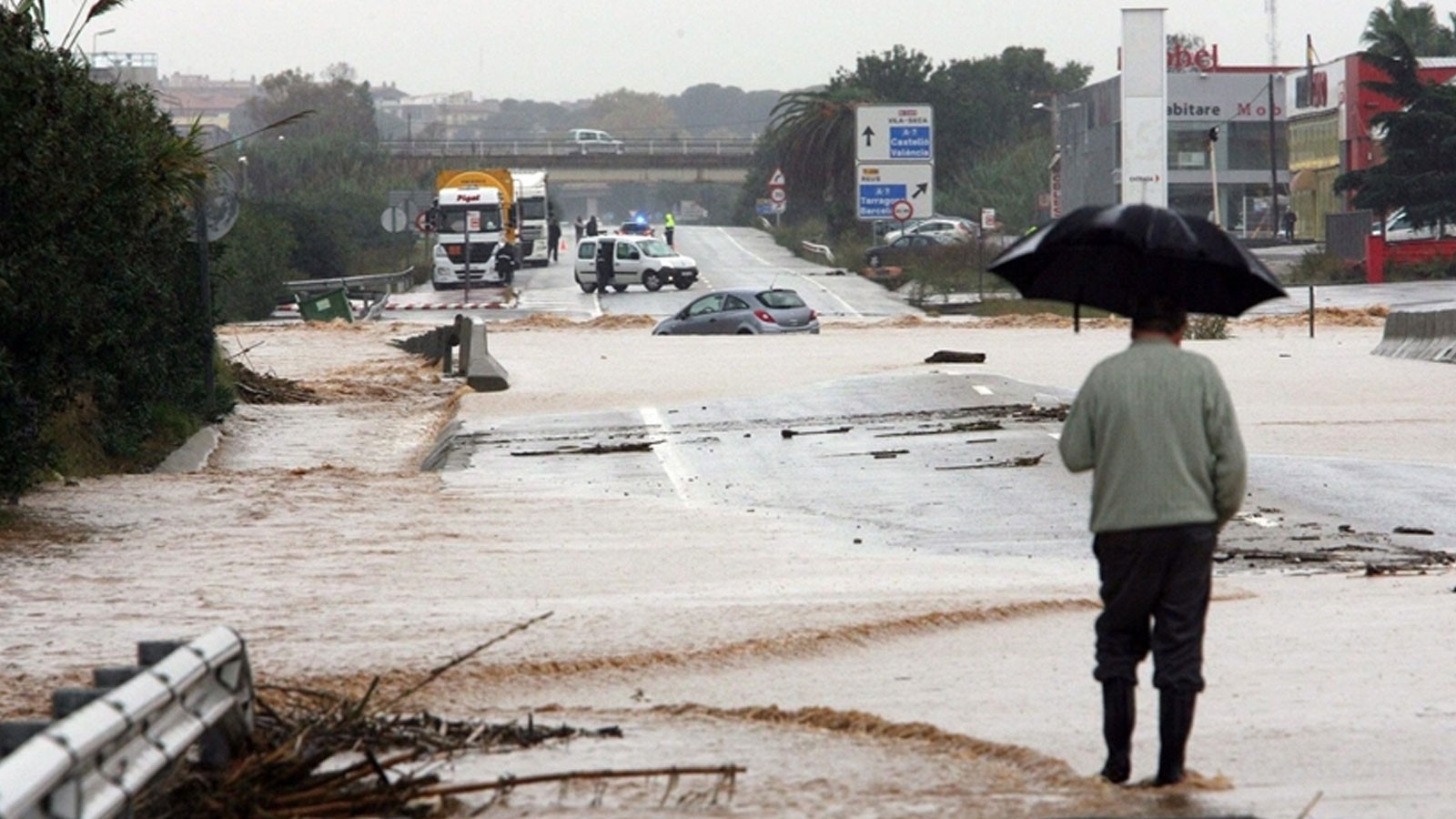 L'Espagne dans l'alarme contre les fortes pluies et la tempête