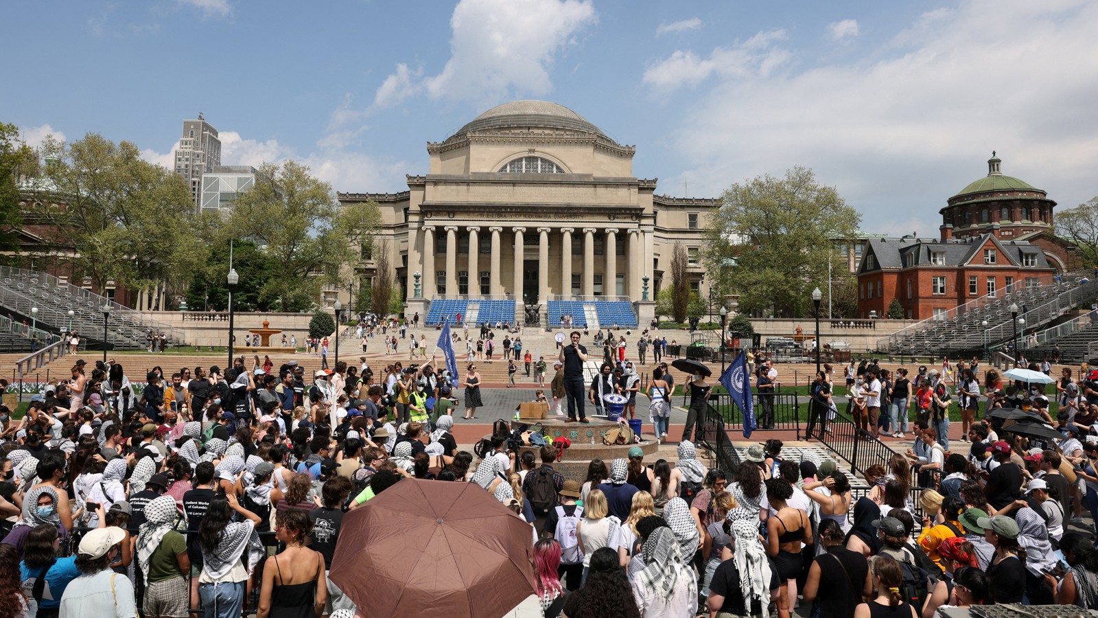 L'Université Columbia, qui a fait une impression avec les actions palestiniennes, a soumis à Trump