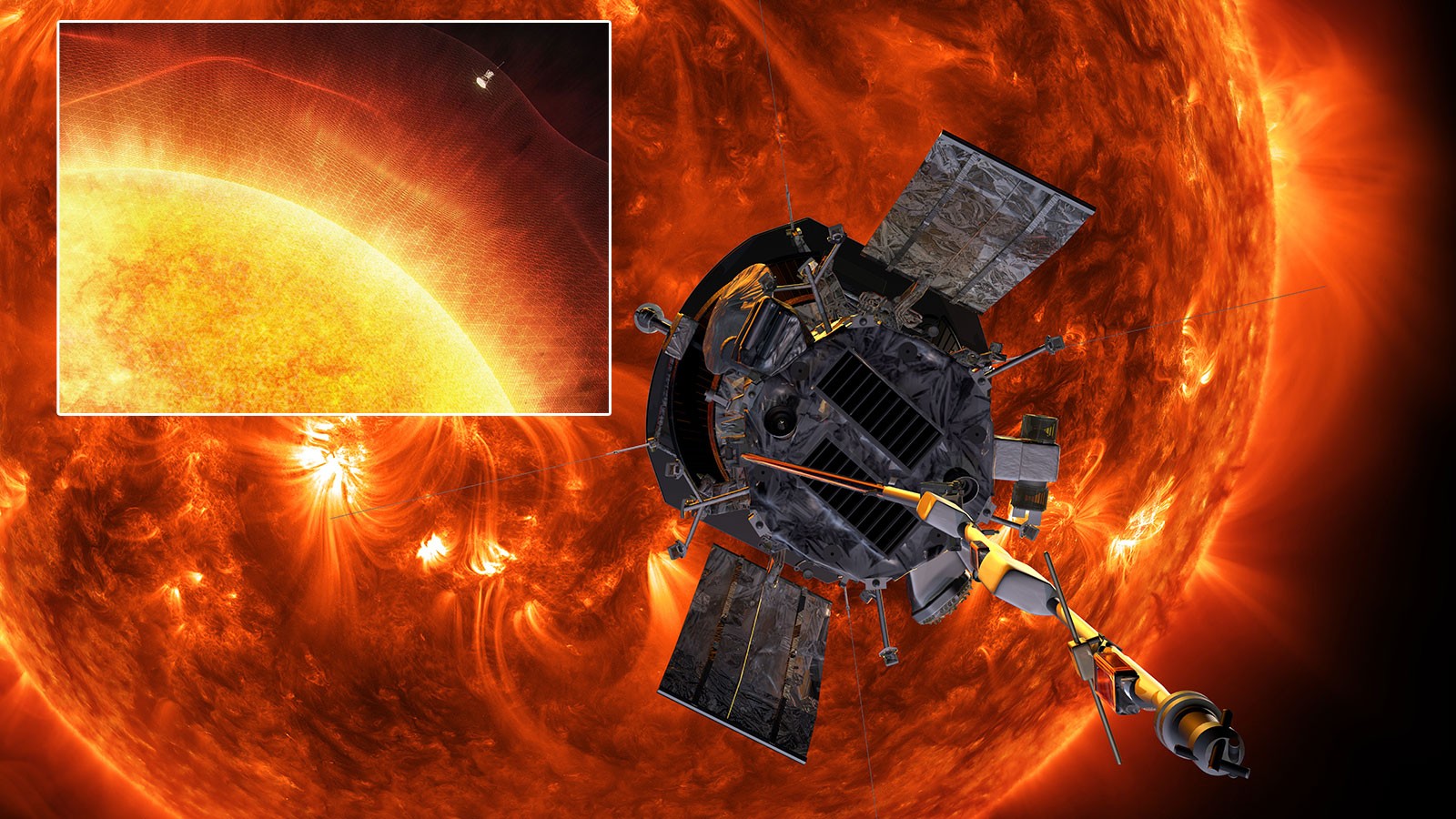 Le sol du véhicule de découverte de la NASA au soleil à proximité record