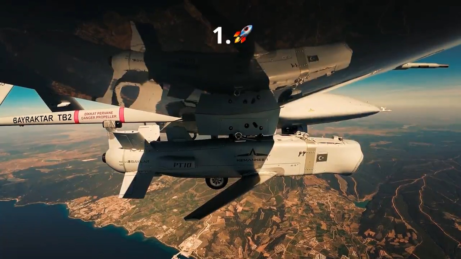 Résultat réussi dans le test de vol et de plongée maximum du missile Kemankeş 1