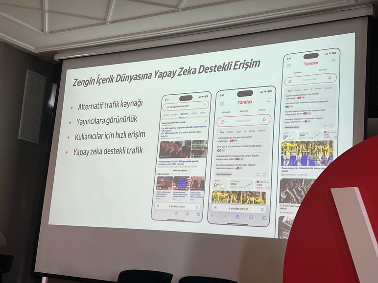 Yandex From Türkiye Intelligence artificielle PRODUCTION DU CONTENU ET Partage des revenus - Image: 2