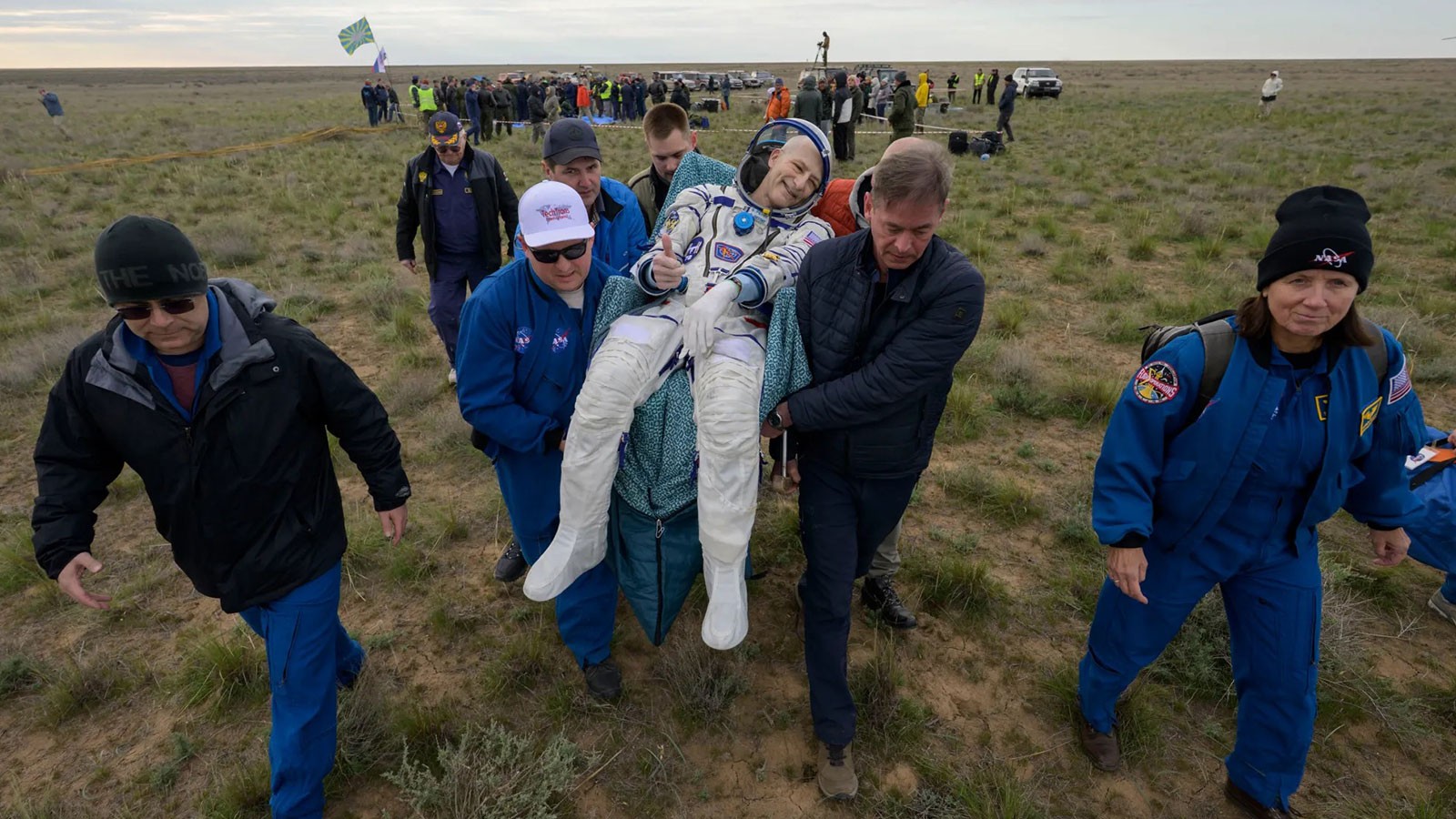 Le vaisseau spatial `` Soyuz MS-26 '' est retourné sur Terre