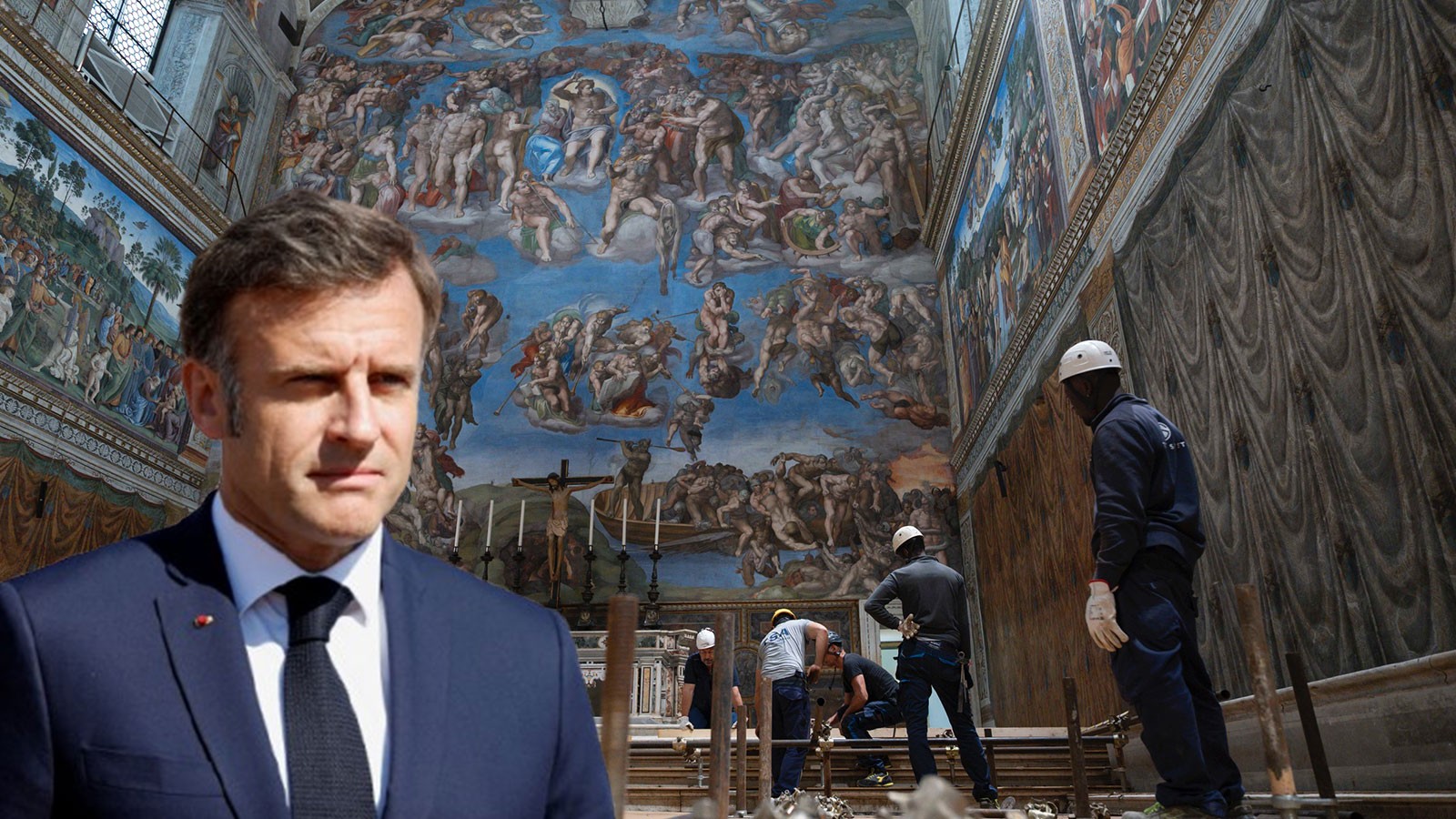 Les étapes de Macron dans le processus électoral papal ont lancé un débat de «laïcité»