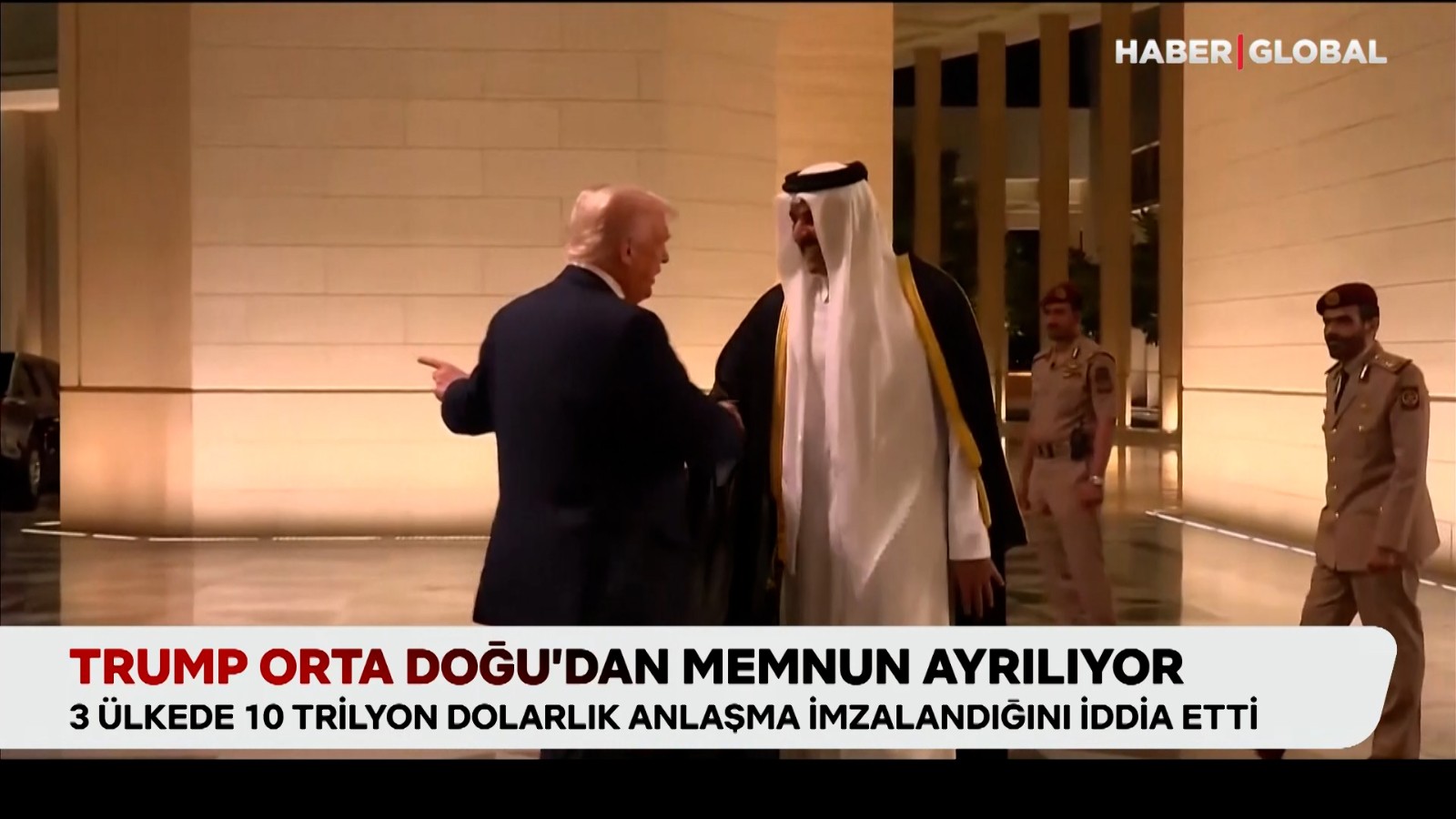 Trump est satisfait du Moyen-Orient