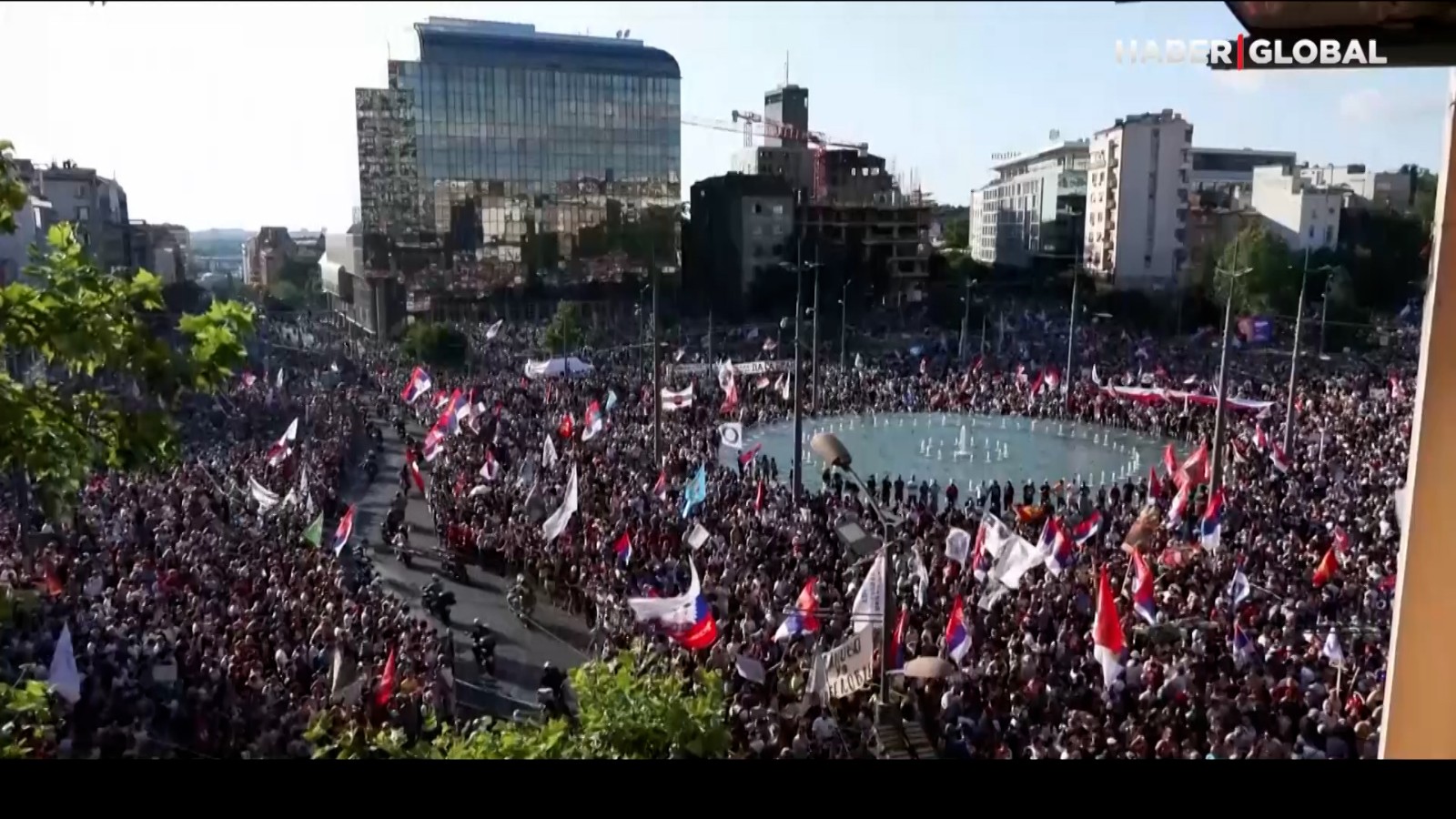 Action antigouvernementale en Serbie