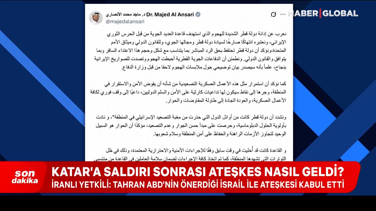 Comment le cessez-le-feu est-il arrivé après l'attaque contre le Qatar?