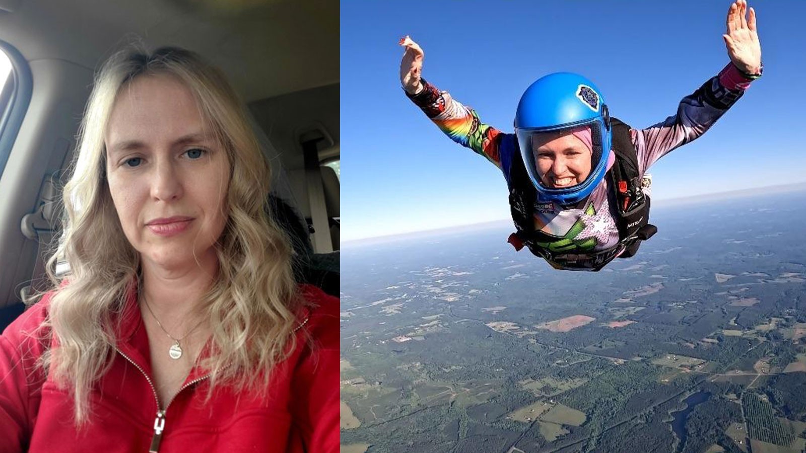 Deux parachutistes sont entrés en collision dans les airs, quelqu'un est mort