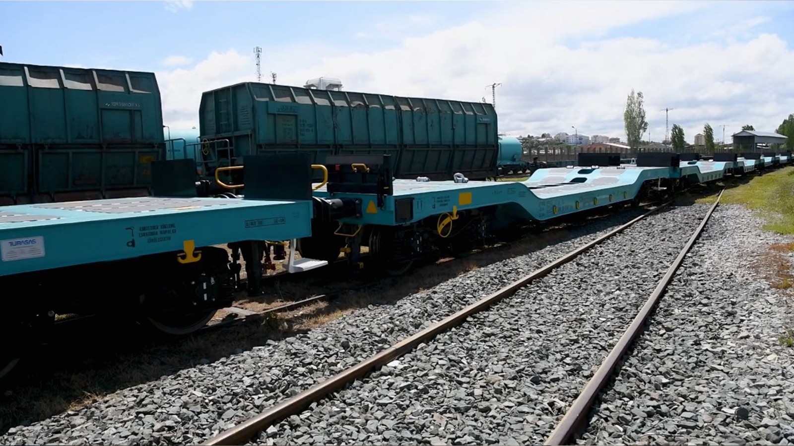 Wagons de production intérieure pour le réservoir de l'Altaï