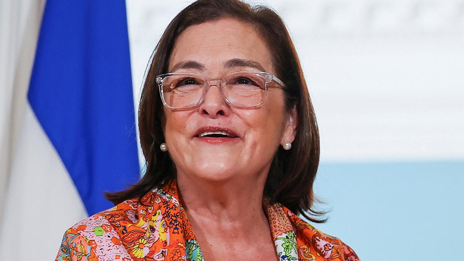 Le ministre des Affaires étrangères du Salvador Alexandra Hill arrive à Türkiye