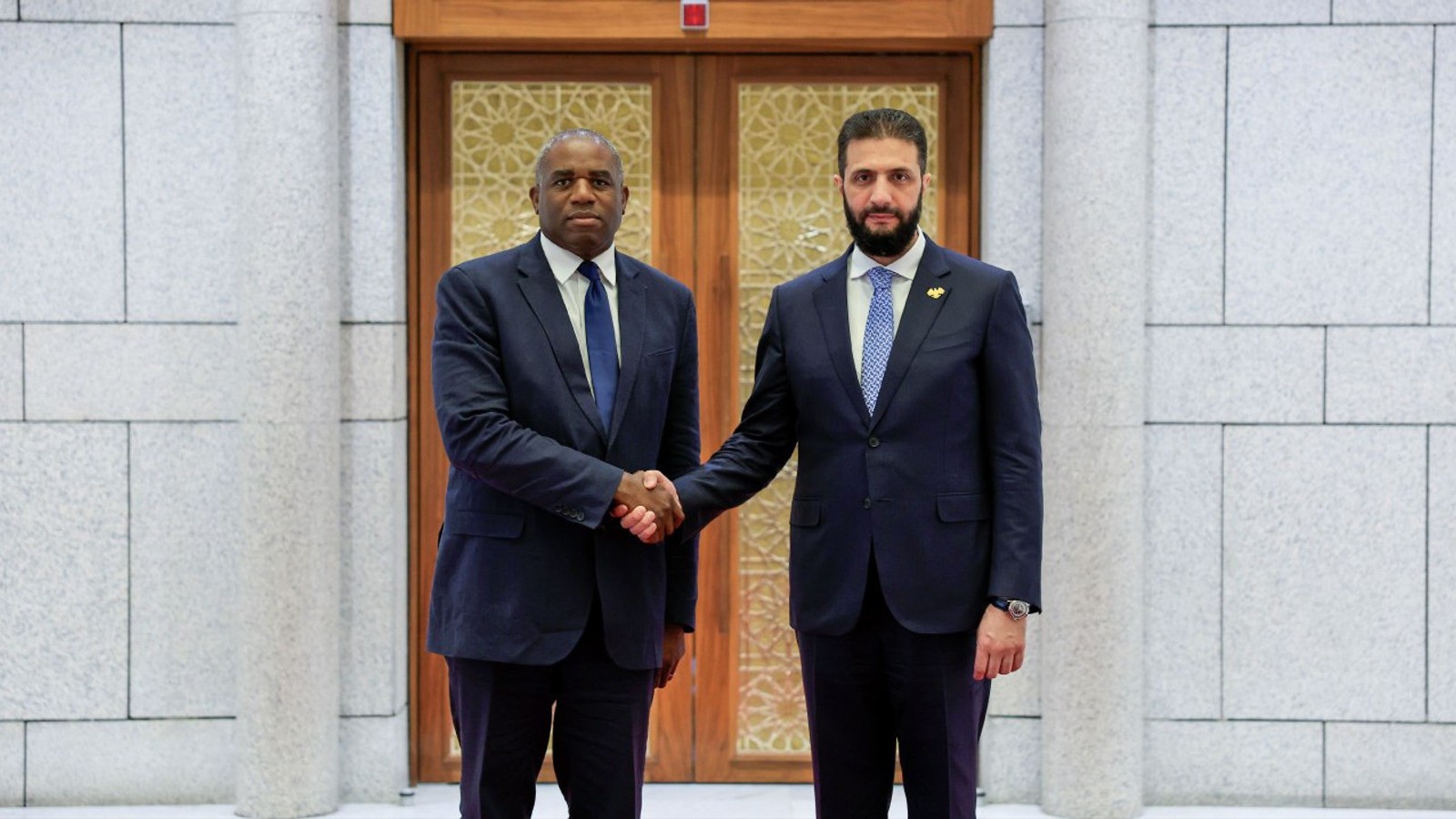 Visite en Syrie du ministre britannique des Affaires étrangères Lammy