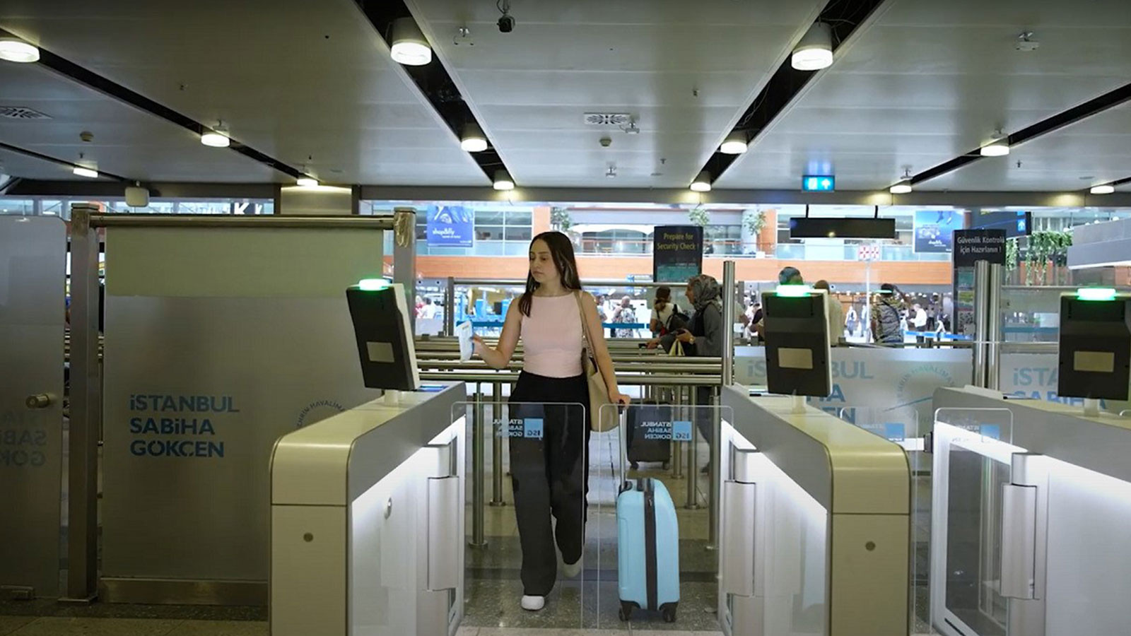 Application "Système de vérification des cartes d'embarquement" a commencé à Sabiha Gökçen