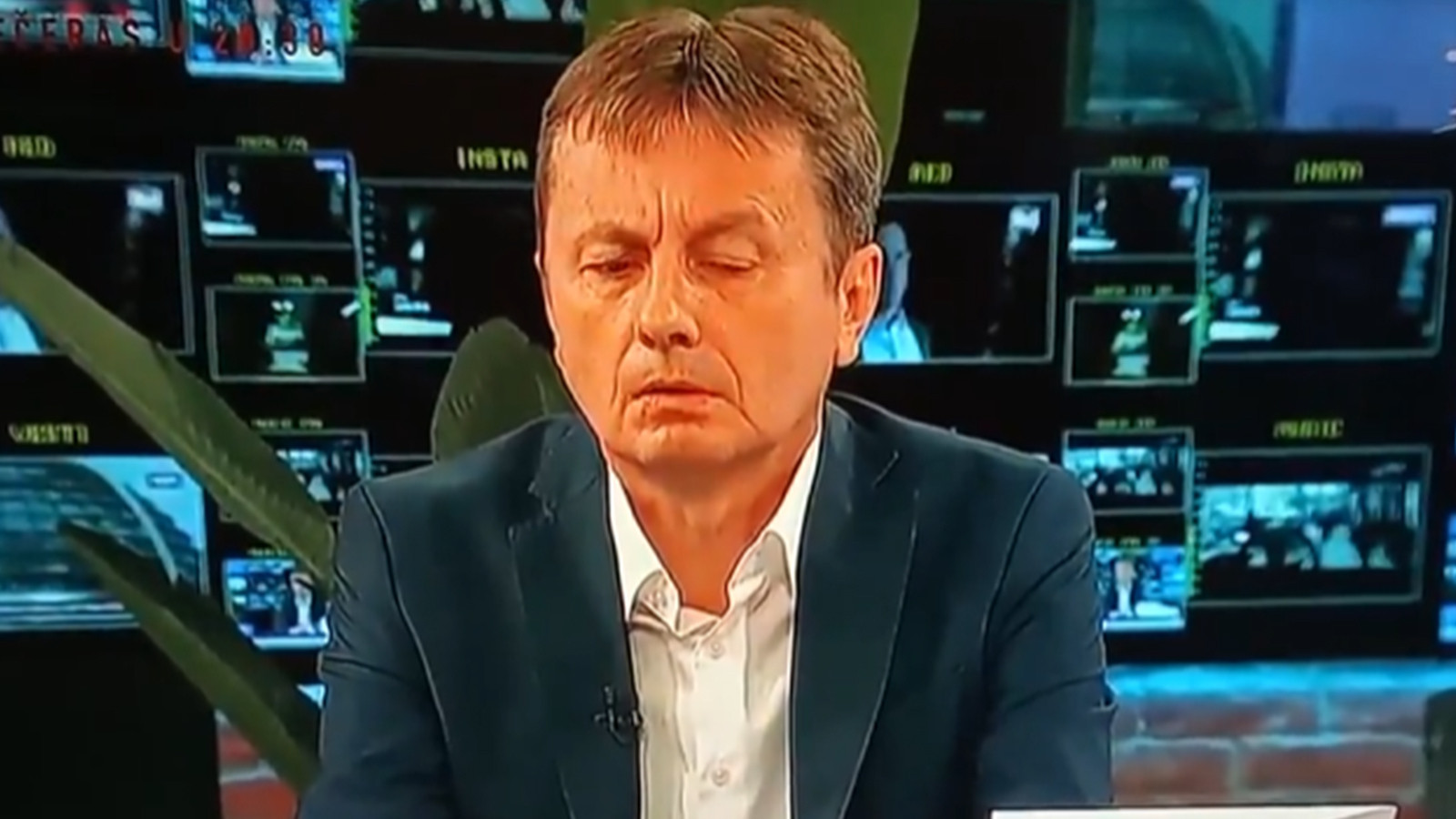 Le ministre serbe a eu une hémorragie cérébrale lors de la diffusion en direct