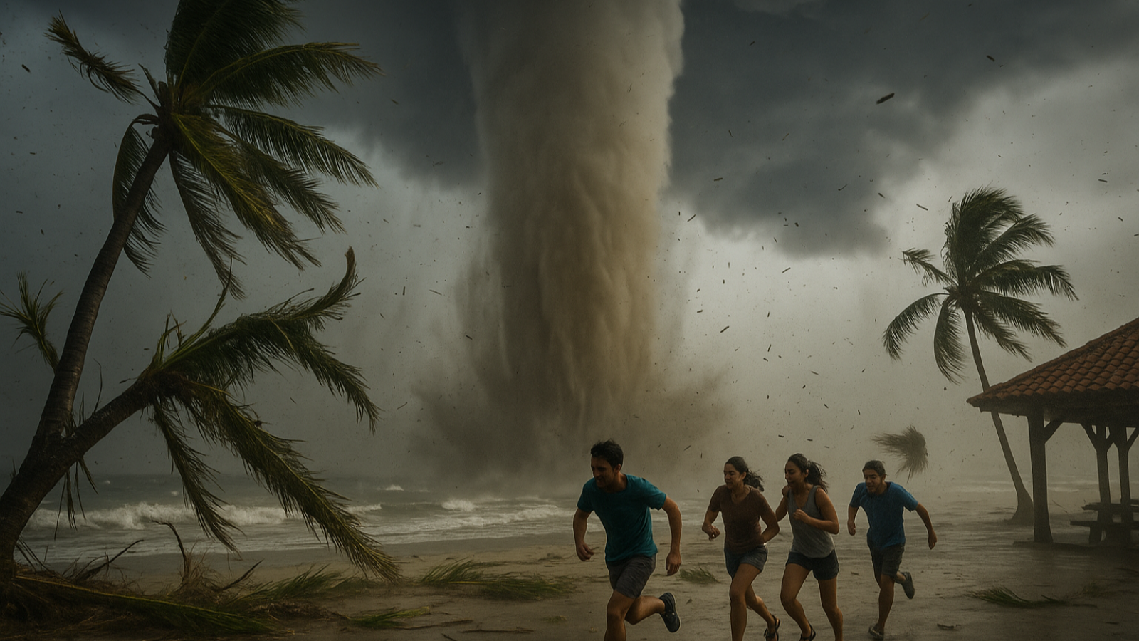 L'événement météorologique extraordinaire en Espagne: le temps s'est soudainement assombri ...