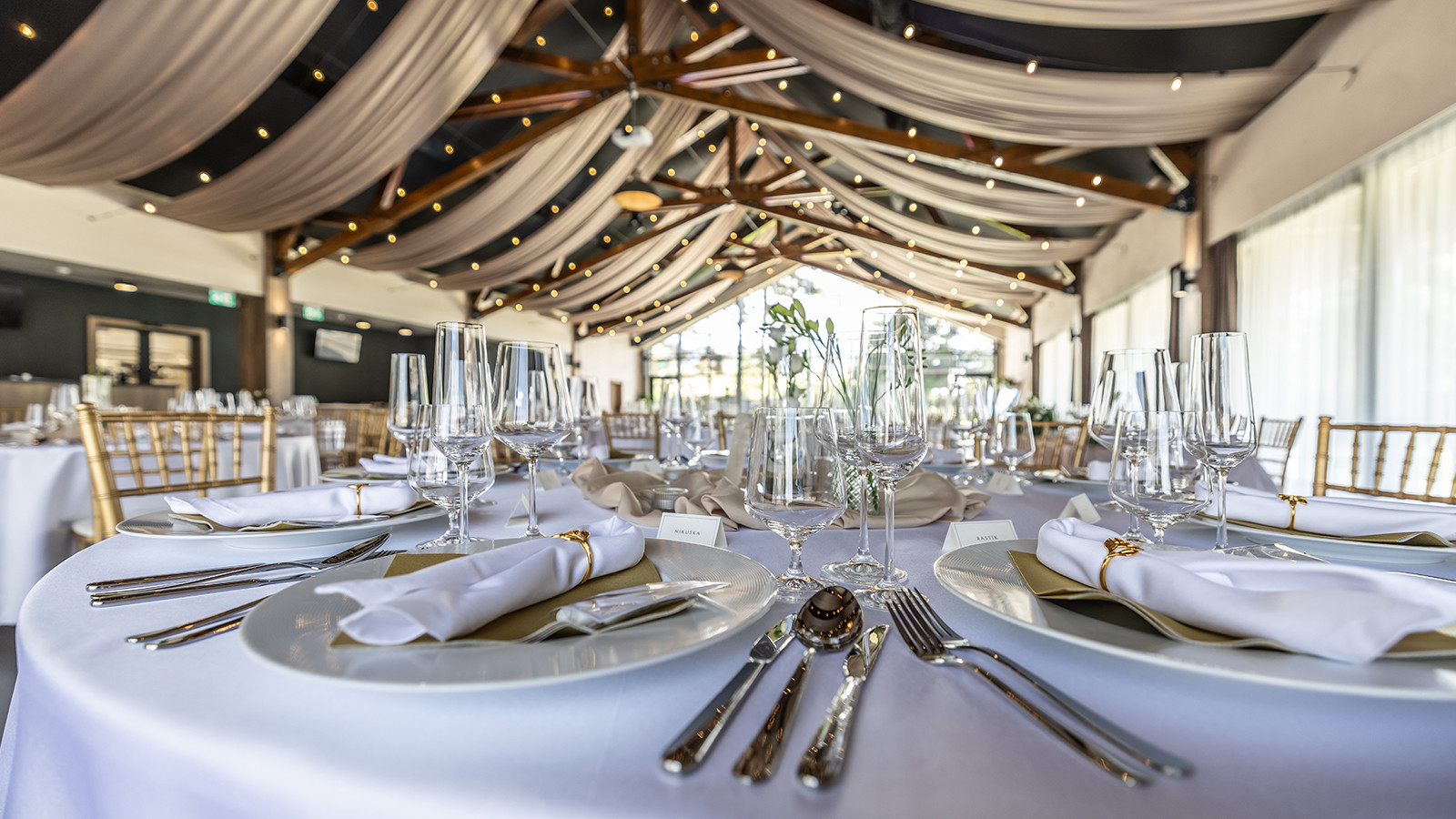 Organisateurs de mariage de luxe et salles de mariage sous l'objectif