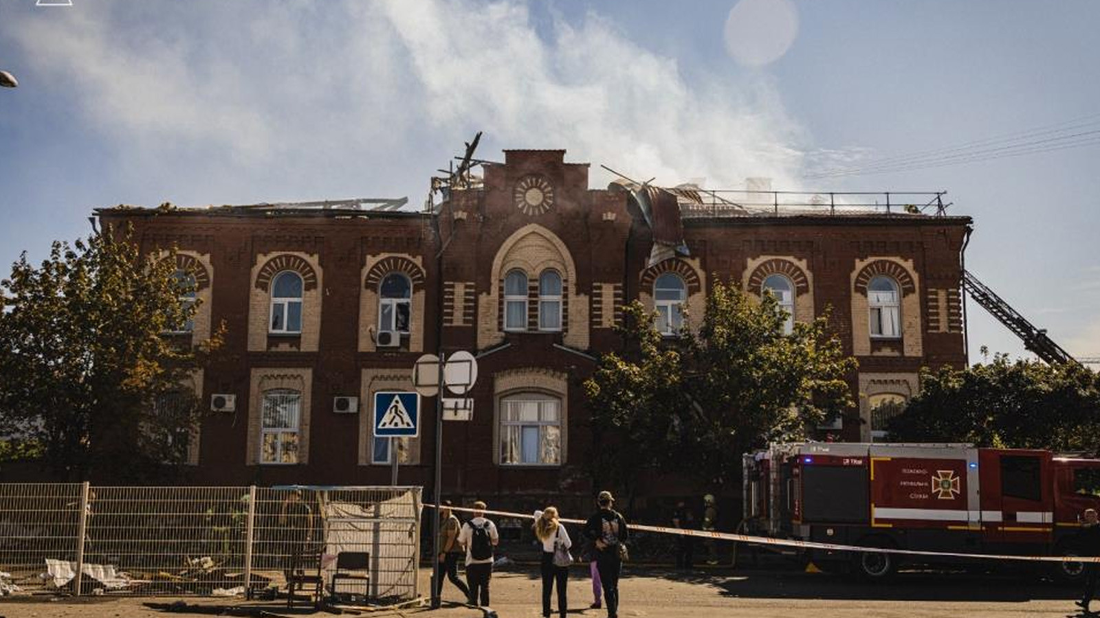 La Russie a ciblé le bâtiment universitaire en Ukraine