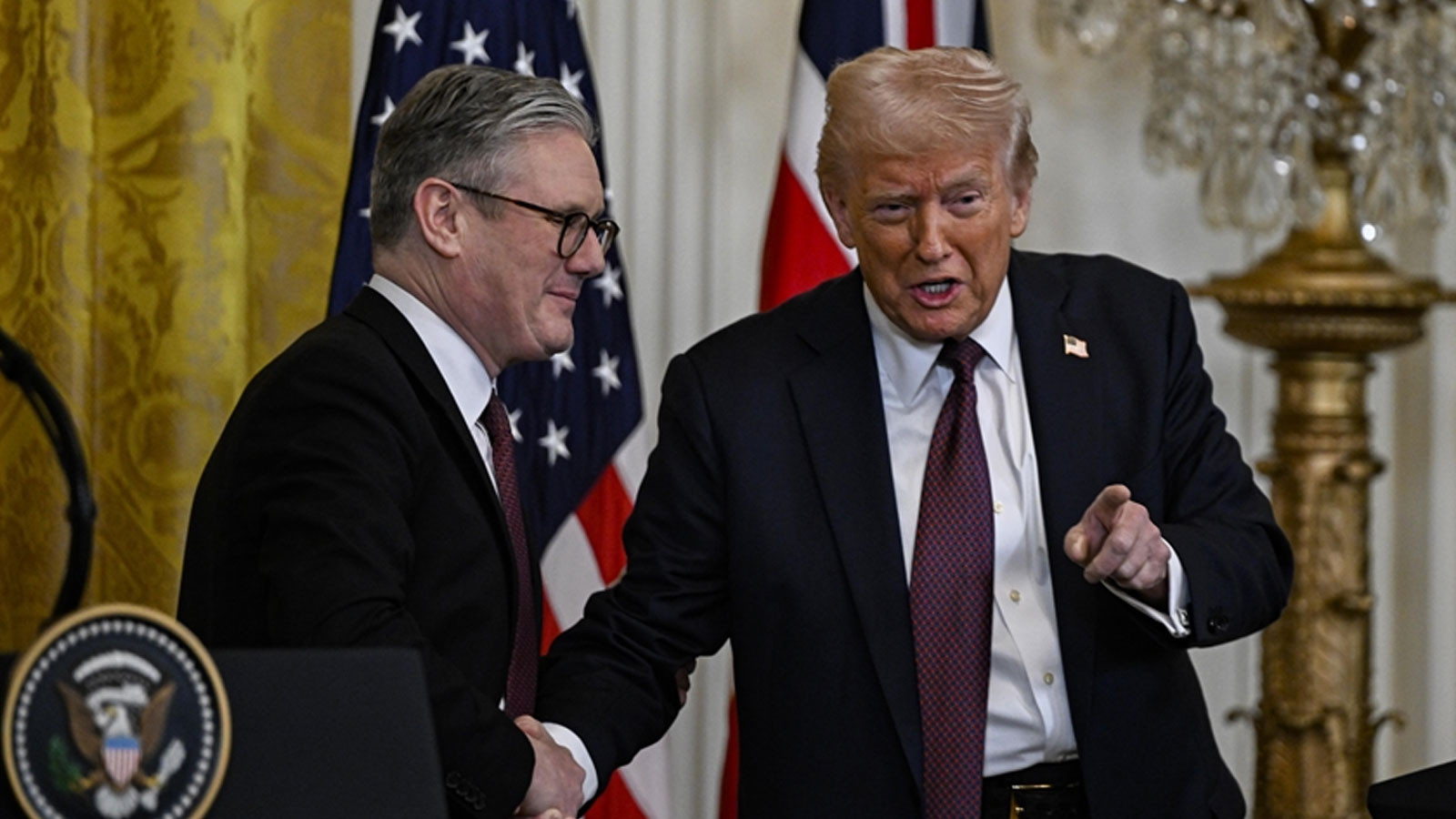 Le président américain Trump a rencontré le Premier ministre britannique Starmer