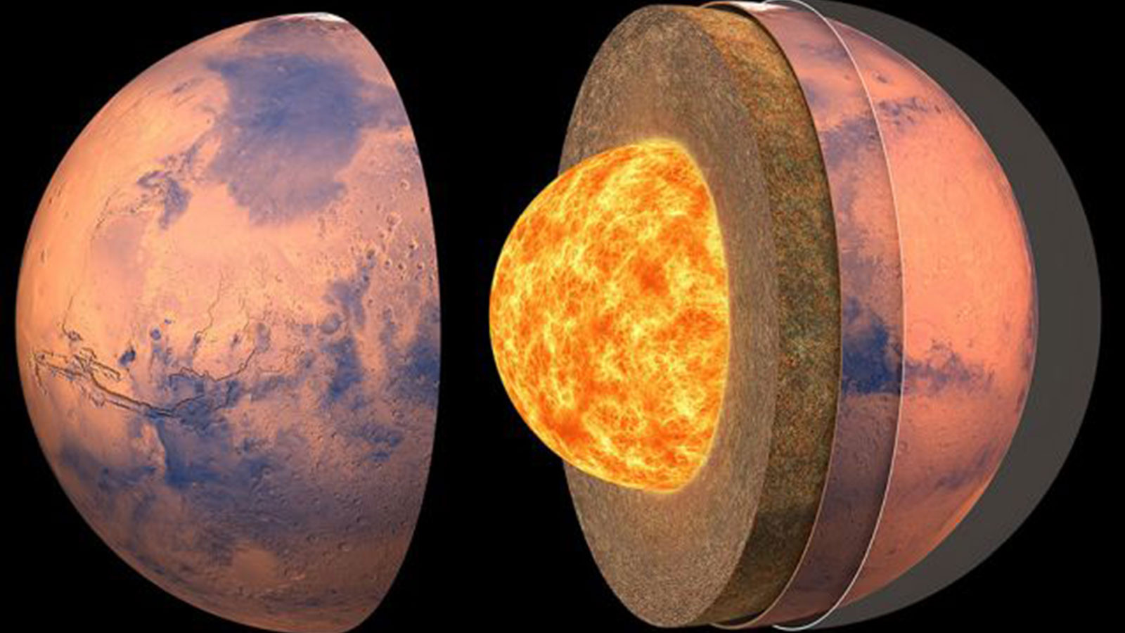 Recherche frappante: Qu'y a-t-il en Mars?