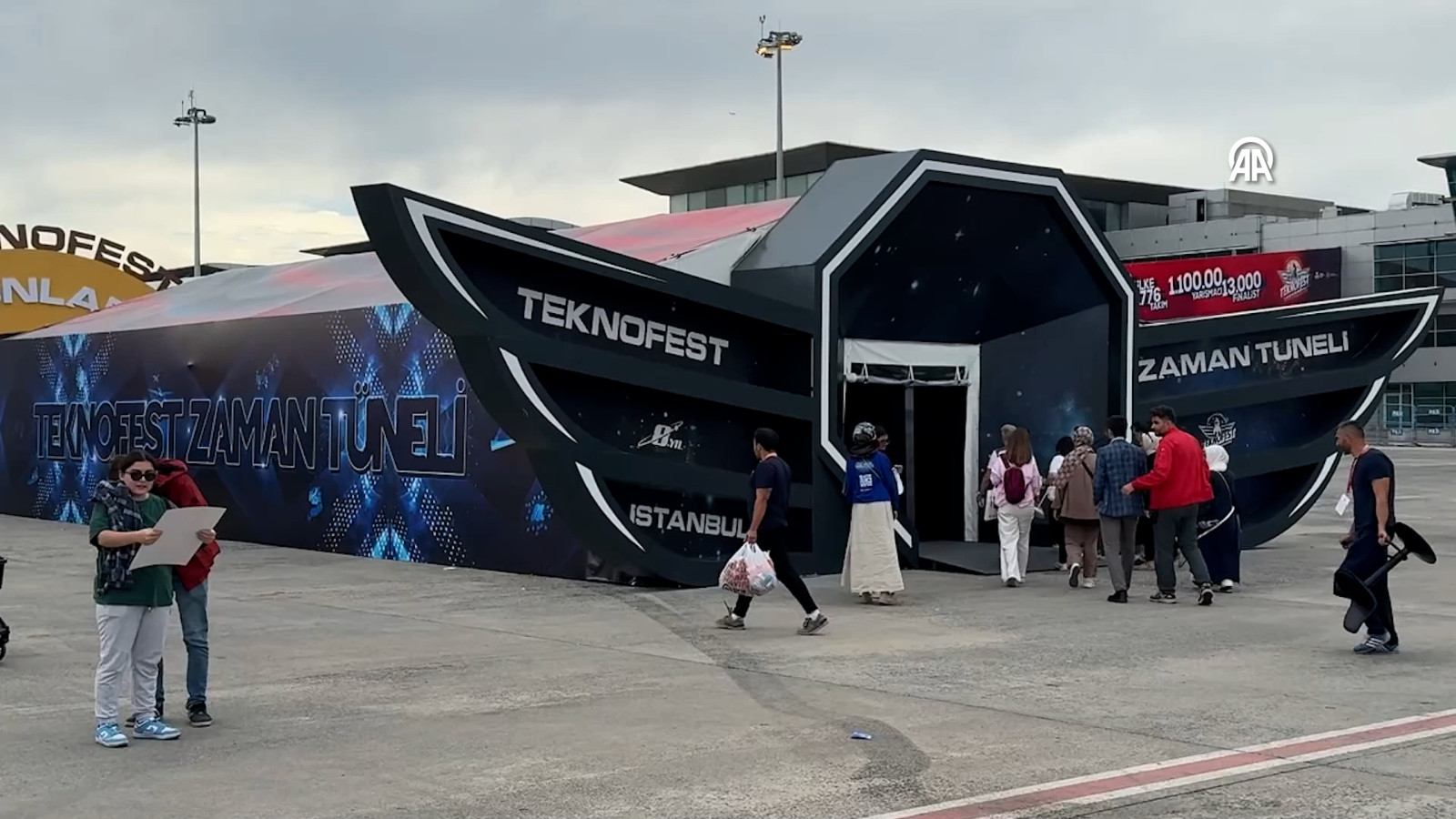 "Tunnel à temps teknofest" Il rassemble l'expérience dans le futur