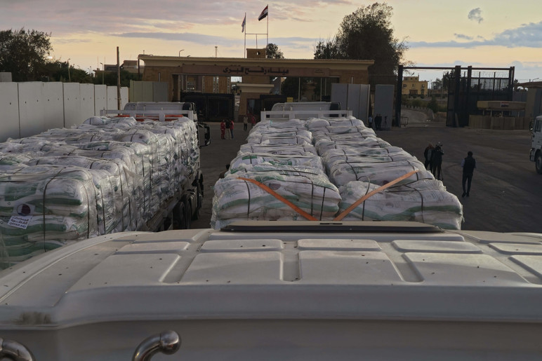 Des camions humanitaires sont entrés dans Gaza - Photo : 3