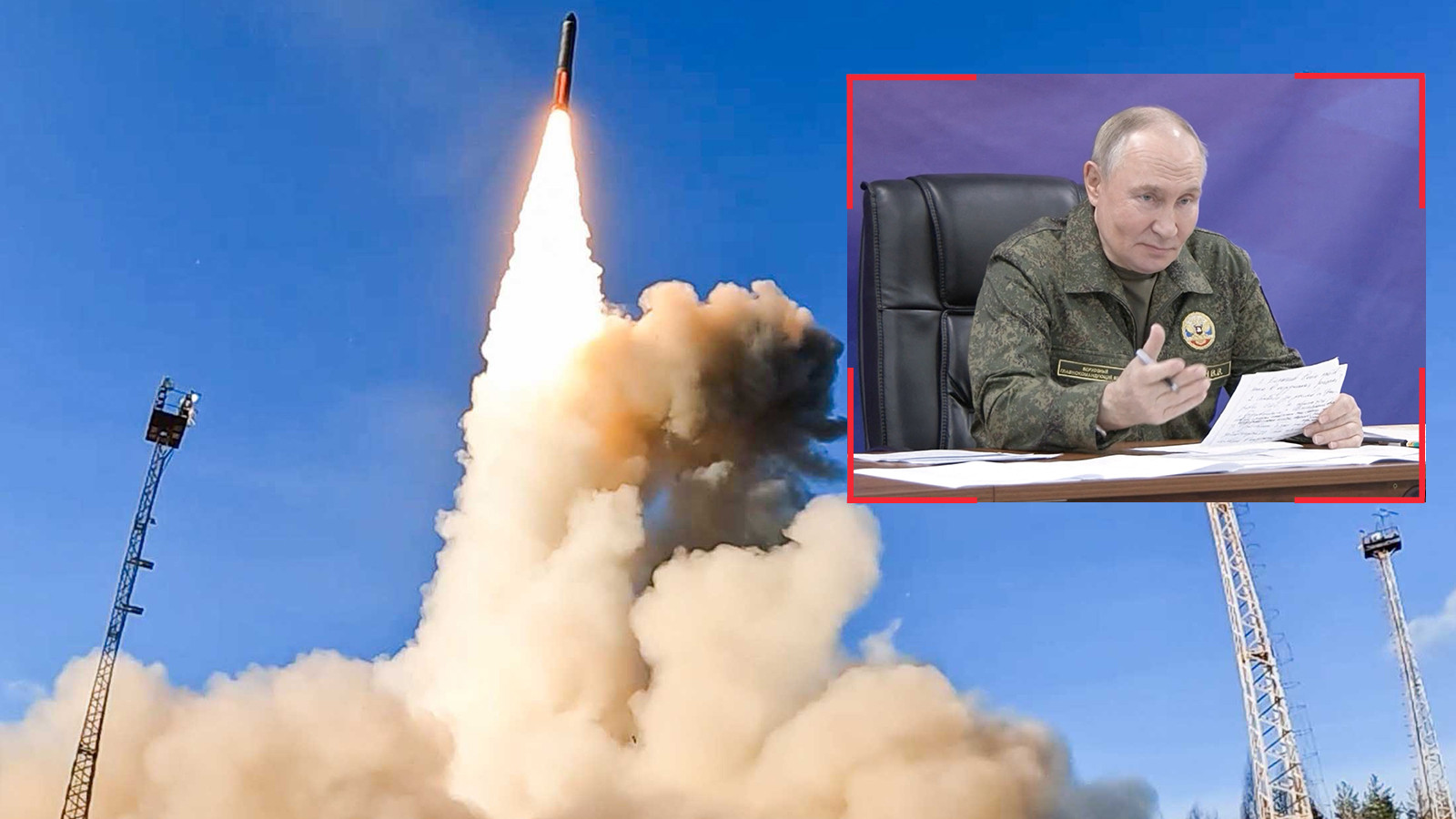 Poutine portait un camouflage et a présenté son arme apocalyptique : elle est unique au monde