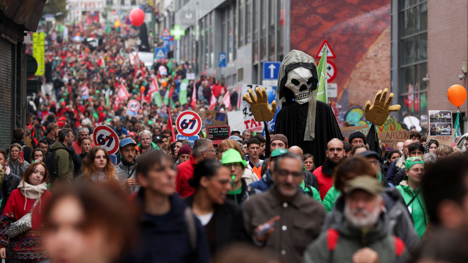 Grève générale en Belgique : la vie s'est arrêtée