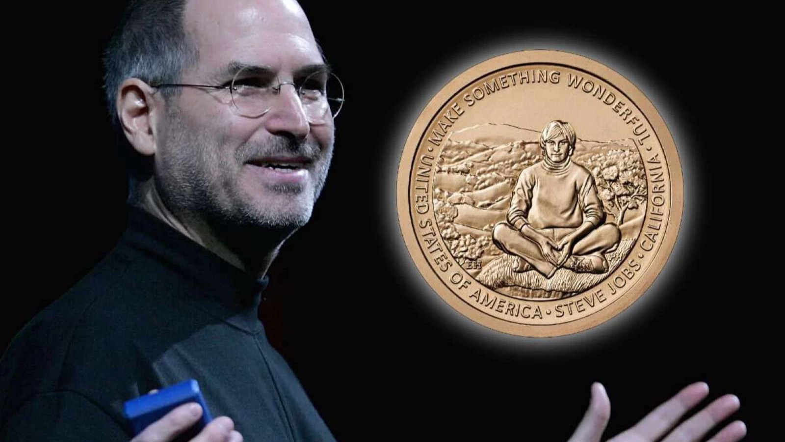 La citation de Steve Jobs « Créer quelque chose de génial » est immortalisée