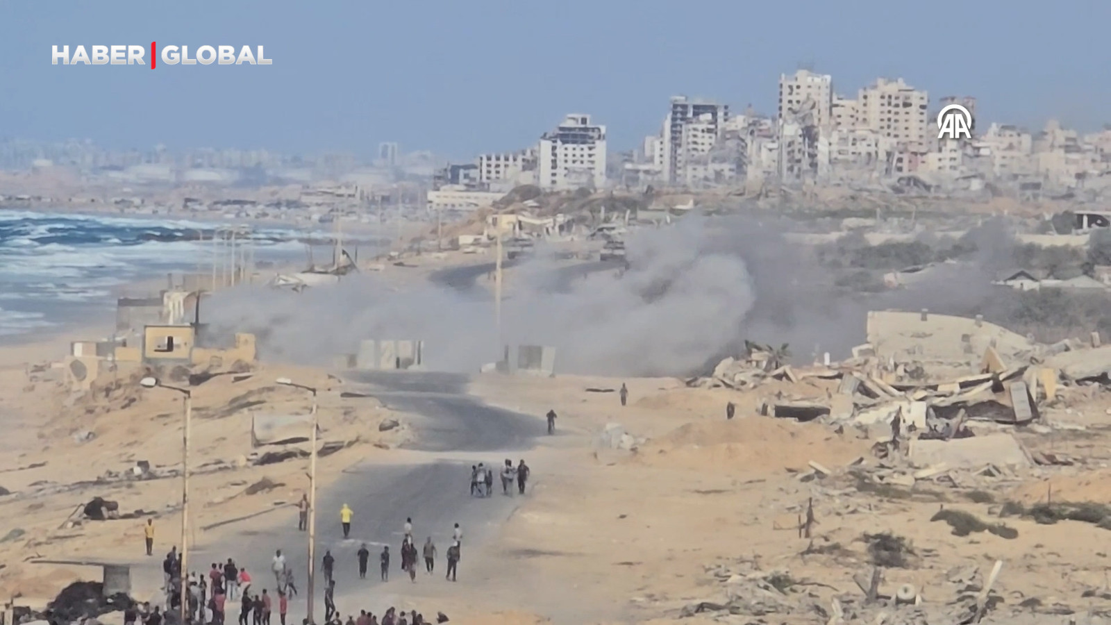 L'armée israélienne a attaqué des Palestiniens qui tentaient de traverser vers le nord de Gaza