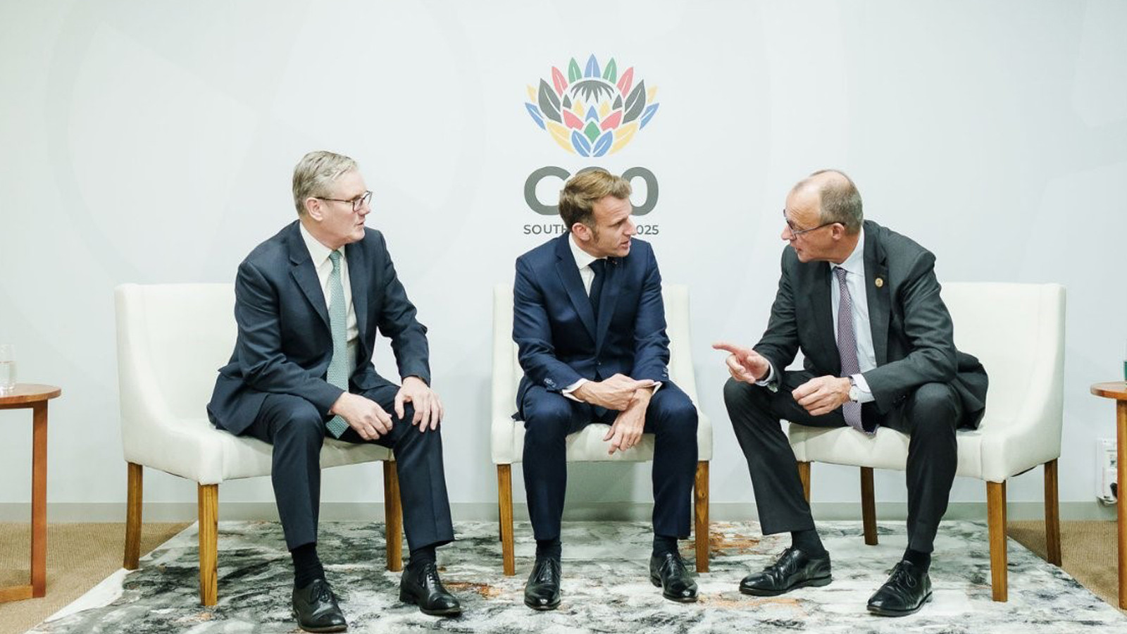 Macron, Merz et Starmer ont discuté du plan américain pour l'Ukraine au G20