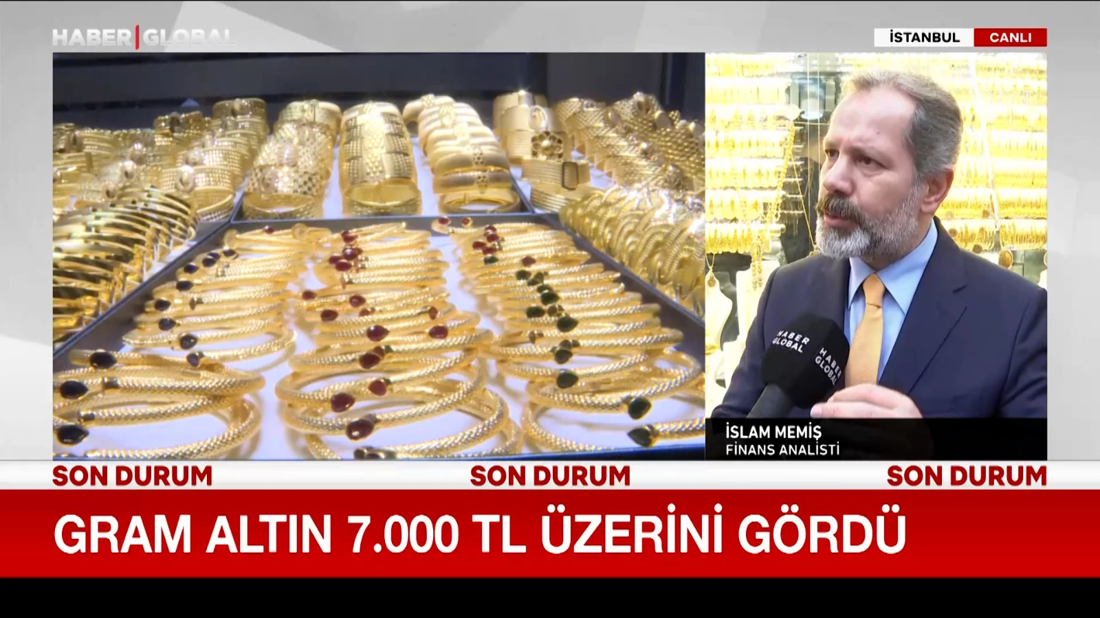 L'or en grammes a dépassé 7000 TL, a averti les investisseurs avec Islam Memiş