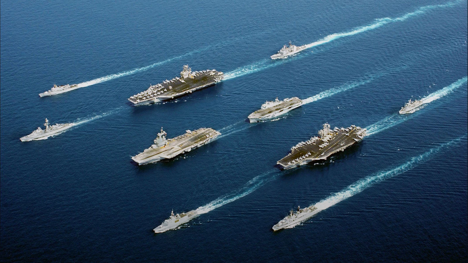 Imposer des conditions par la force ! Les porte-avions, outils de pression américains