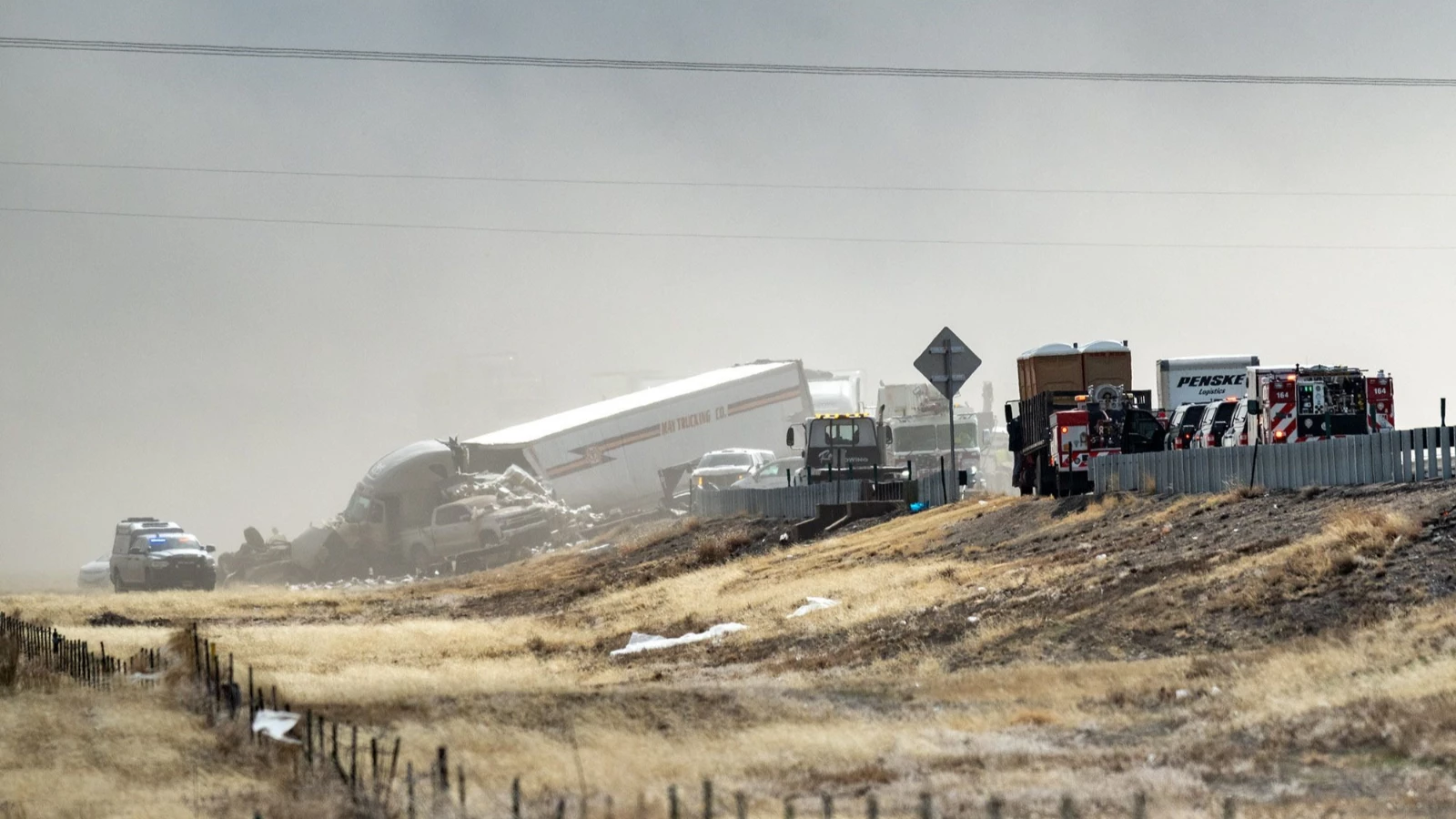 Une tempête de sable a provoqué un accident aux USA : 4 morts, 29 blessés