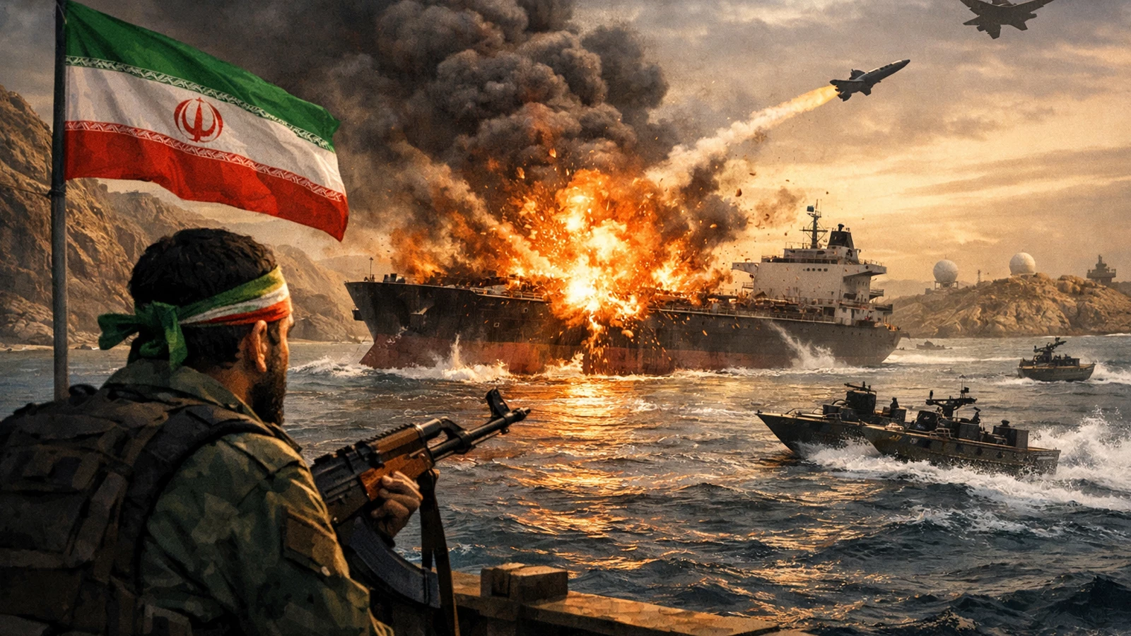 Menace d'Ormuz provenant de l'Iran : les navires qui tentent de passer seront touchés