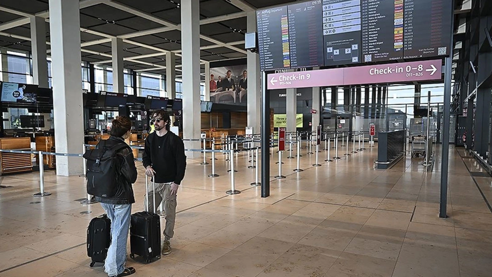 57 000 passagers ont souffert de la grève à l'aéroport de Brandebourg