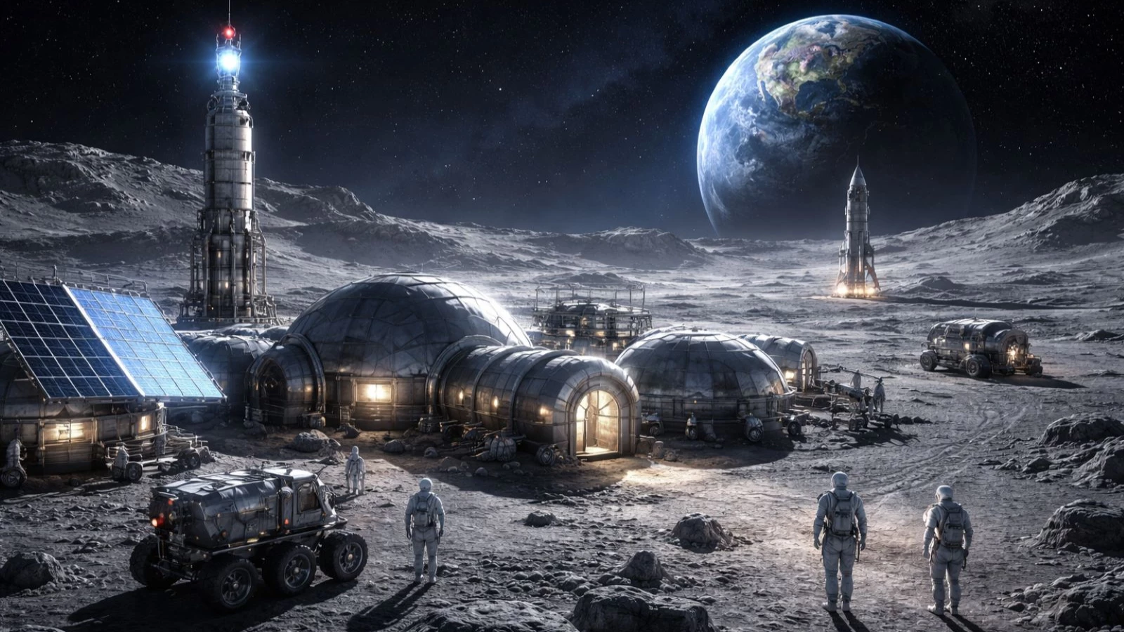 Le bouton a été appuyé pour la vie sur la Lune et un vaisseau spatial nucléaire arrive sur Mars.