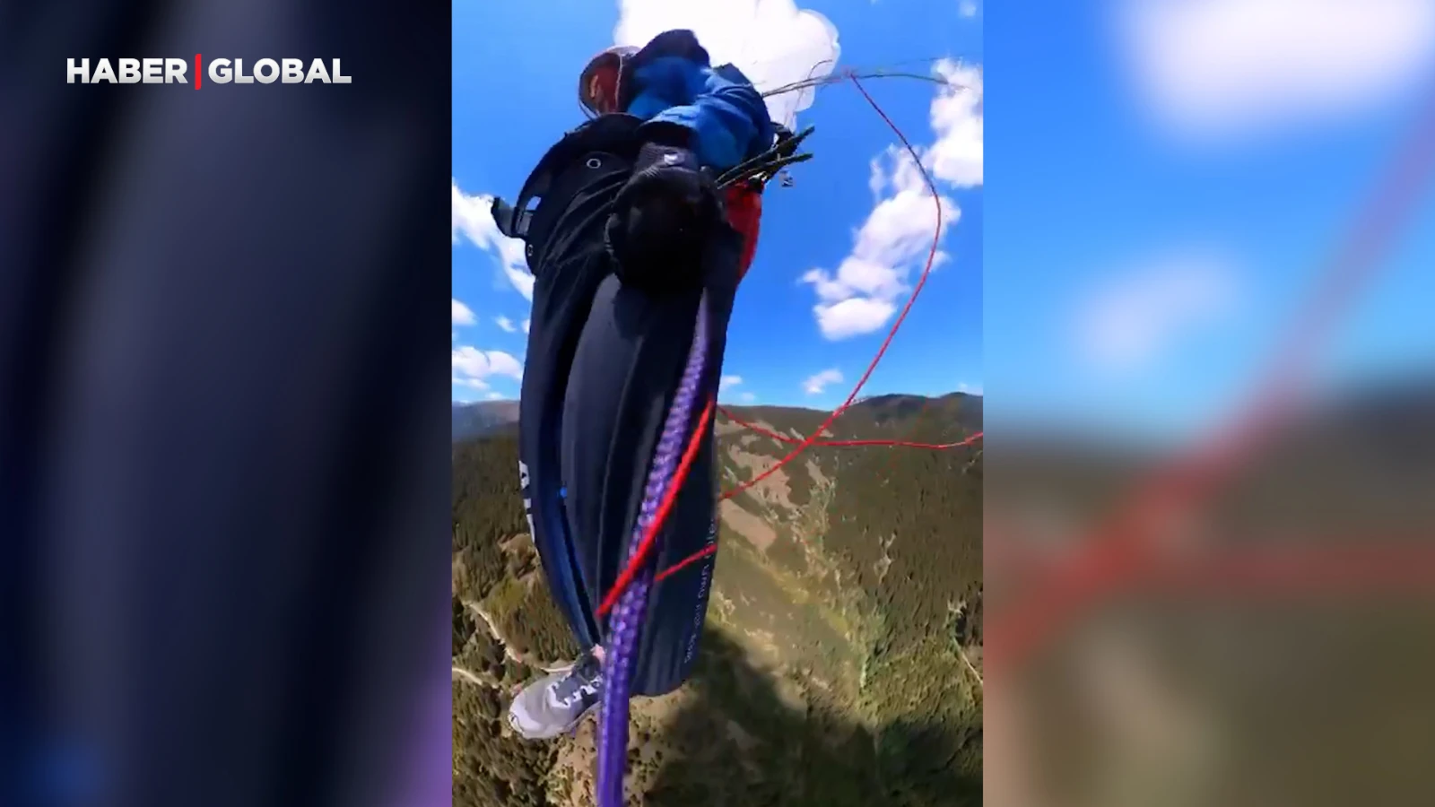 Horreur dans les airs : un avion est entré en collision avec une parachutiste