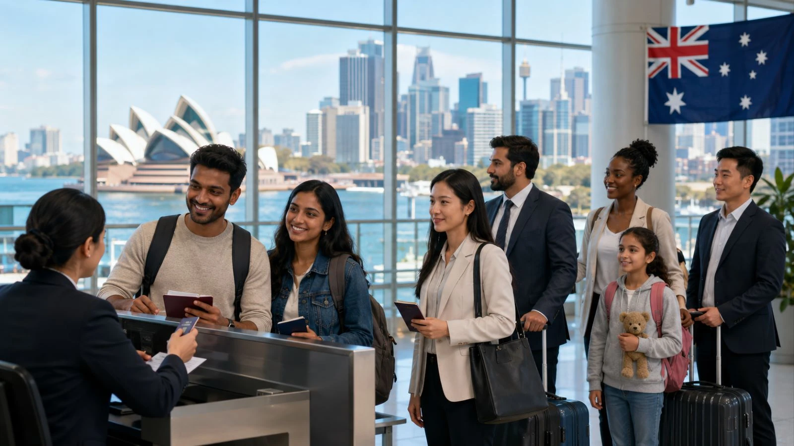 L'Australie accordera la résidence permanente à 185 000 personnes, mais il y a une condition